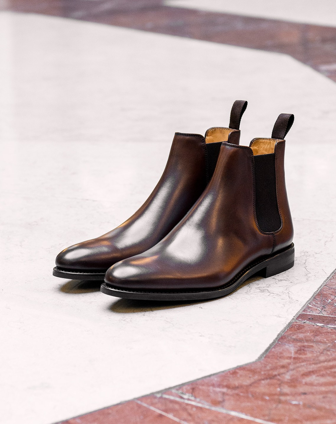 Chelsea boot marron