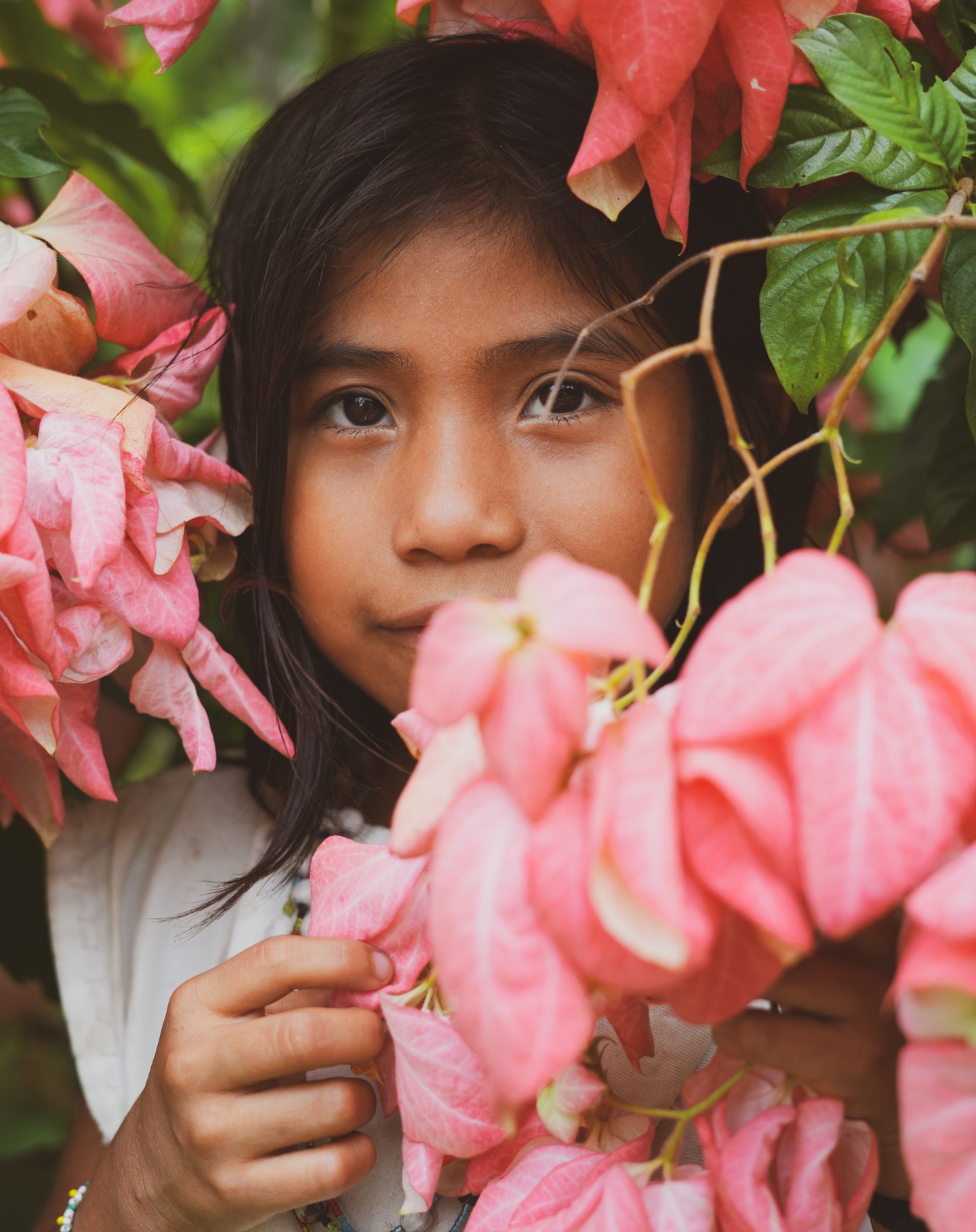 Mirada de niña indígena