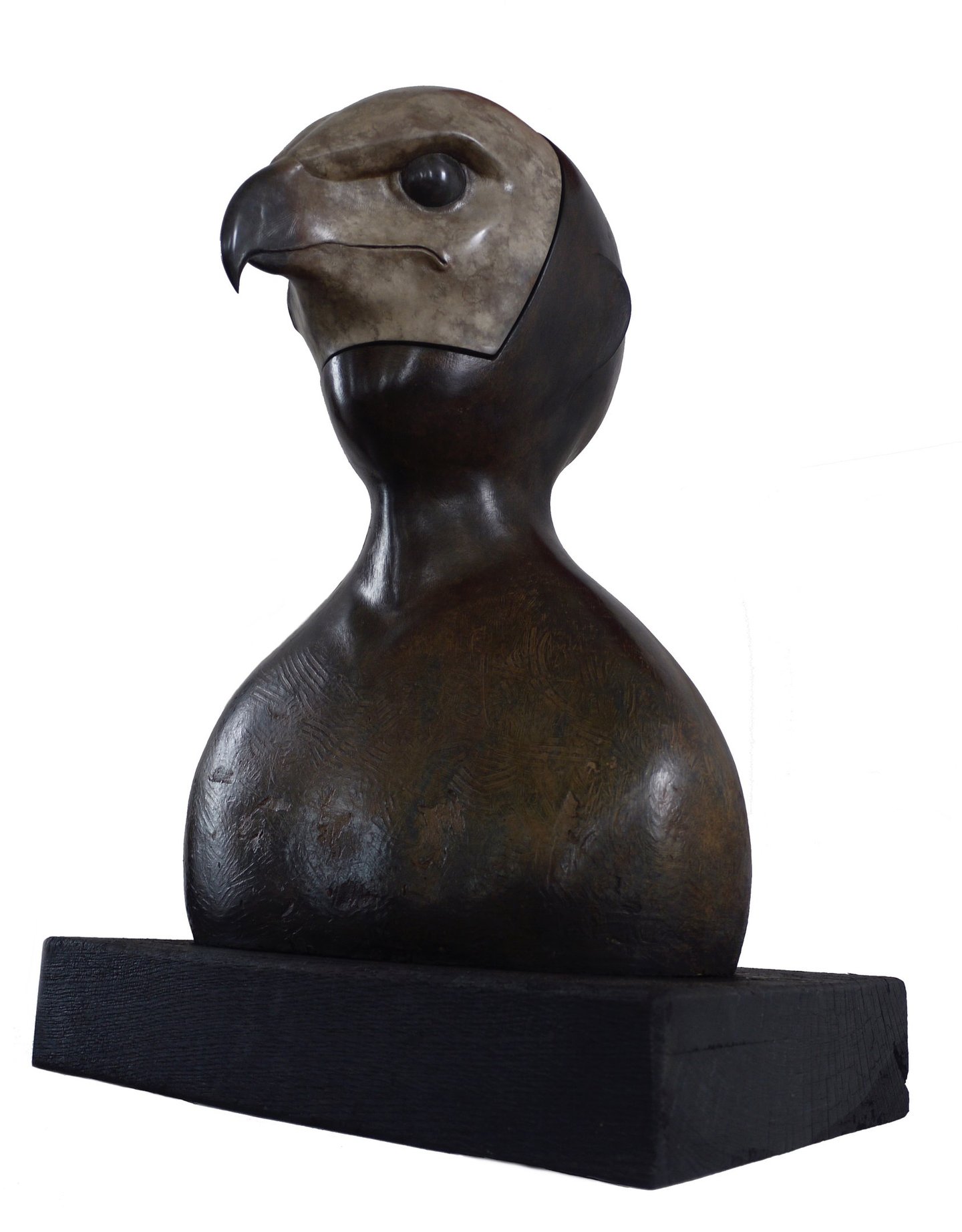 Bronze Sculpture Hawkish By Mark Richard Hall