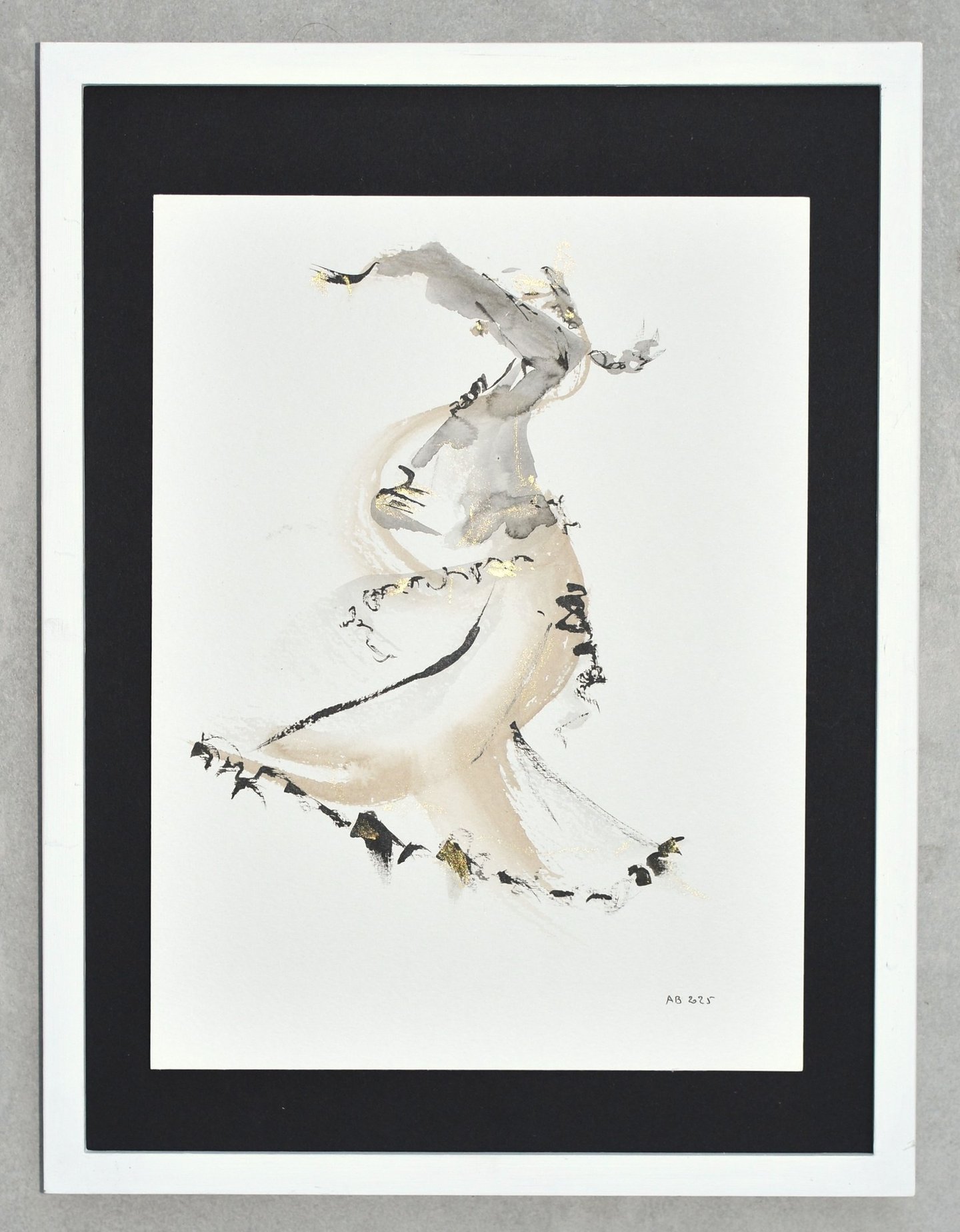 flamenco dessin à l'encre ink drawing Sète