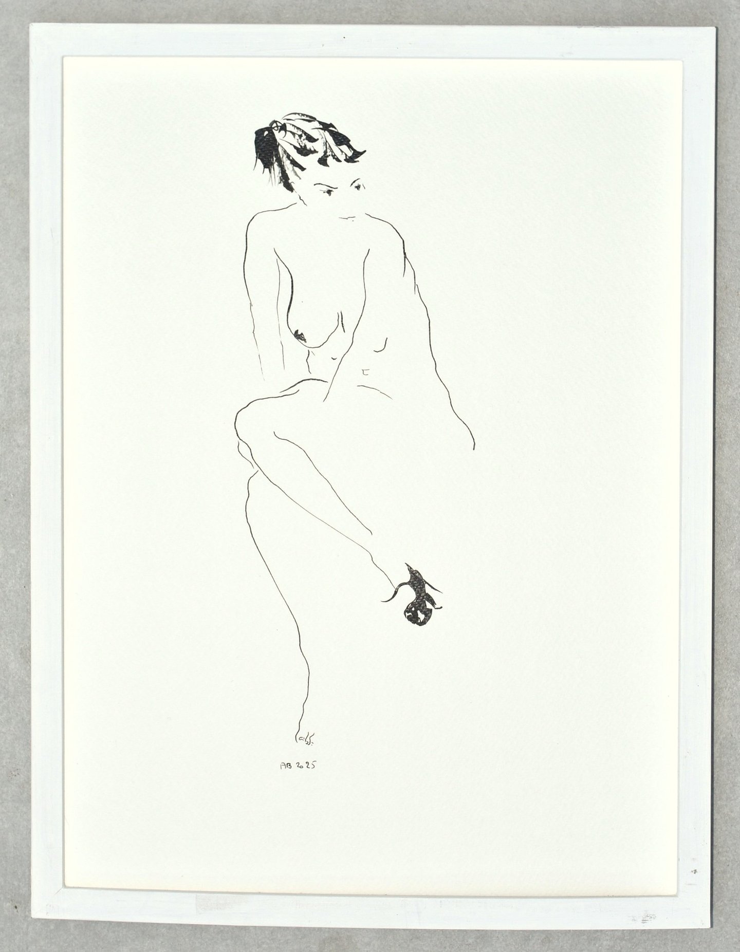 mistigri inkdrawing lifemodel dessin à l'encre