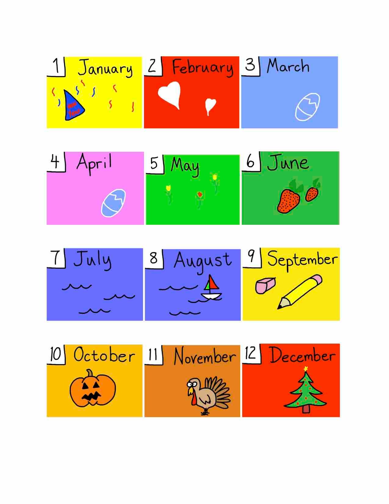 months of the year efl esl lesson free online english lessons