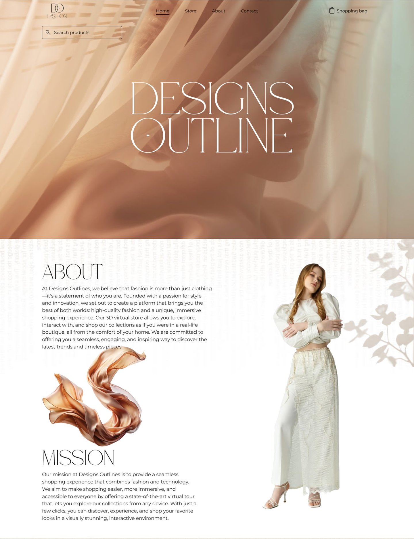 Designs outline screen