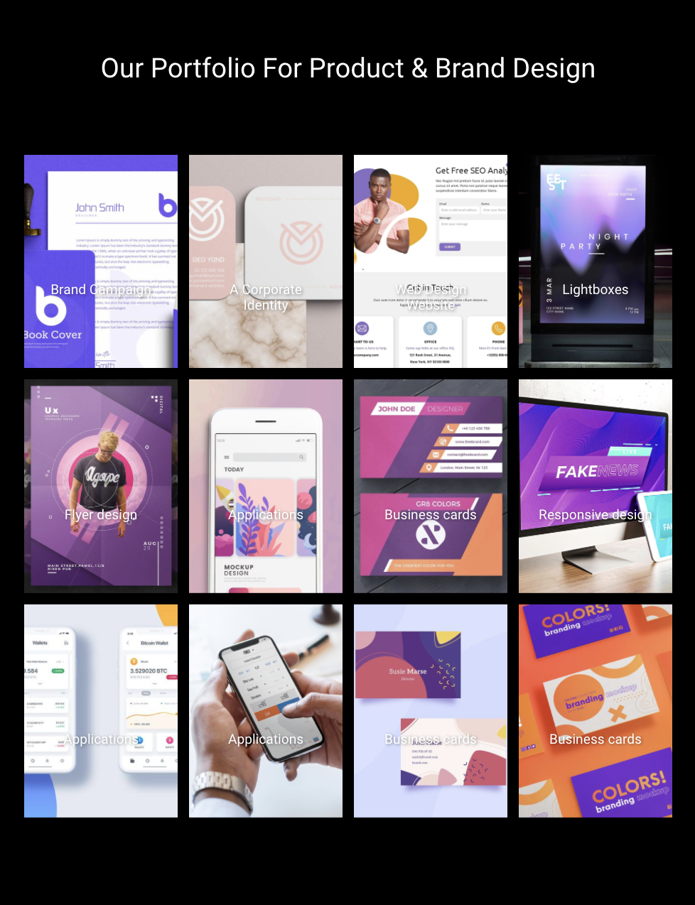 a collage of various images of various types of products