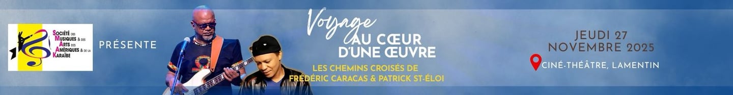 banniere voyage au coeur d'une oeuvre les chemins croisés de frédéric caracas et patricl St Eloi