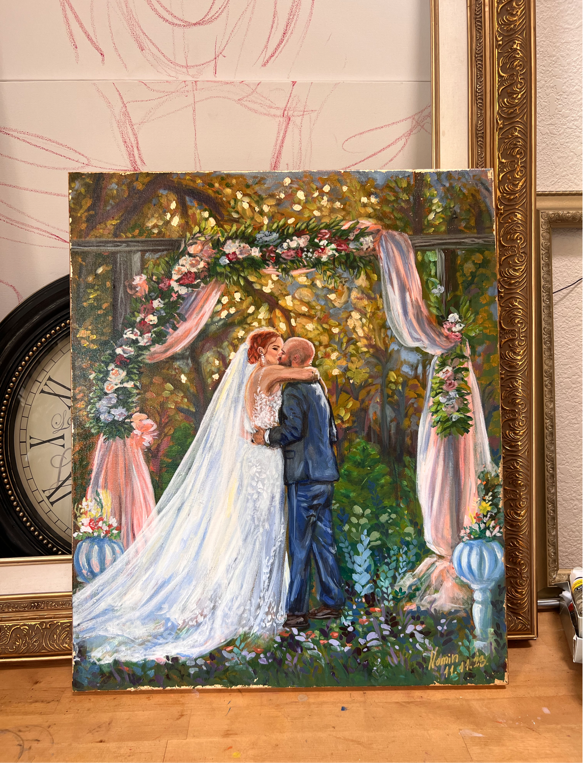 Wedding painter near me. Nominsstudio.com