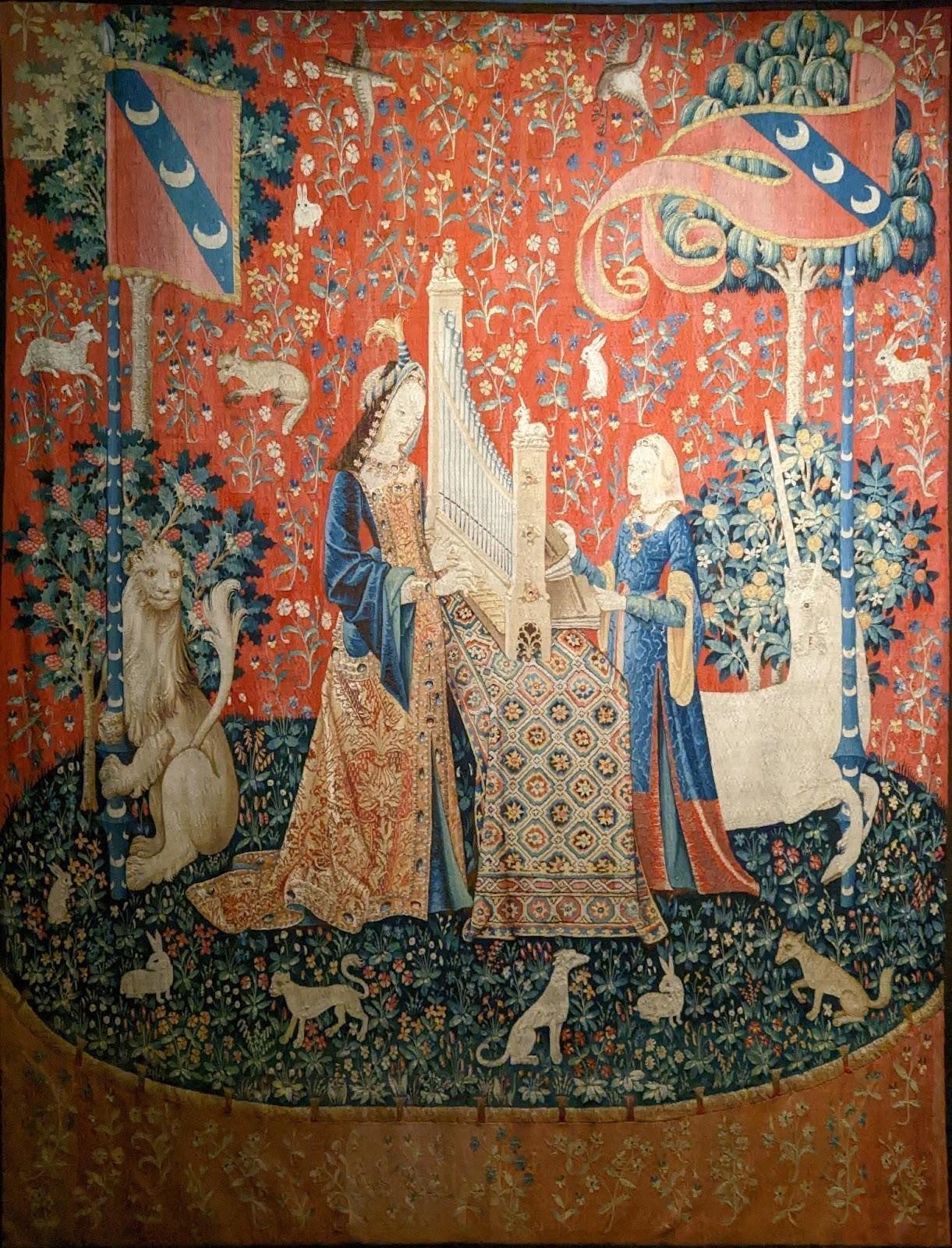 Tapisseries de La Dame à la Licorne : Ouïe