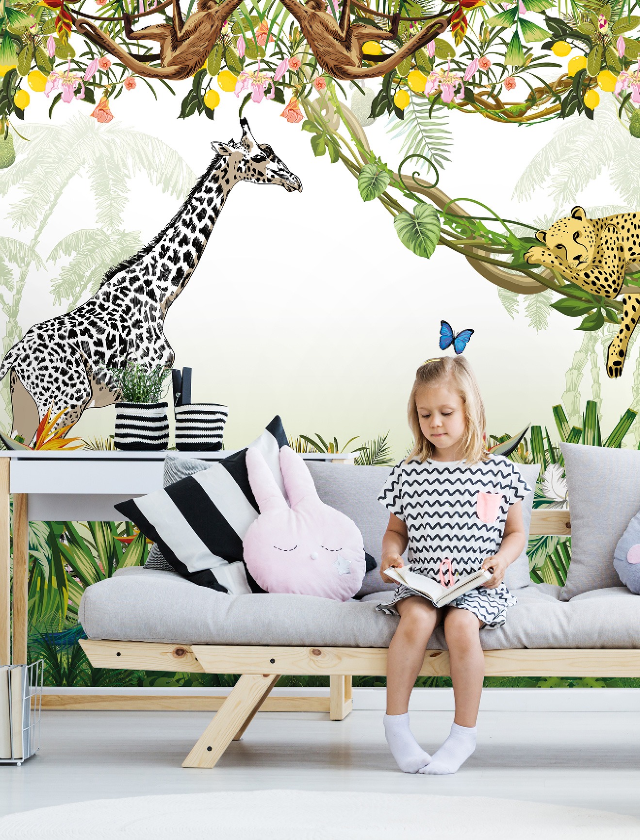 Jungle canvas design printed on Dimense Media Matt