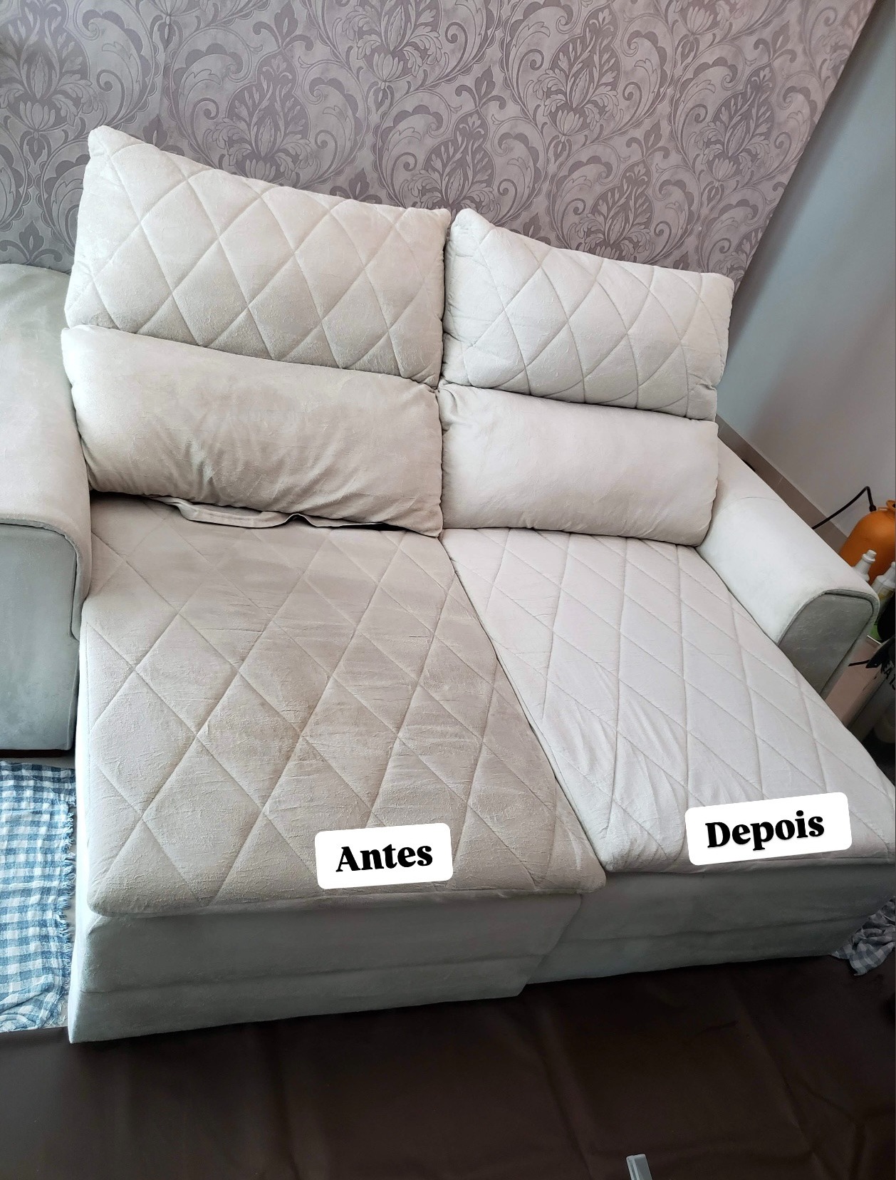 Higienizacao de estofados