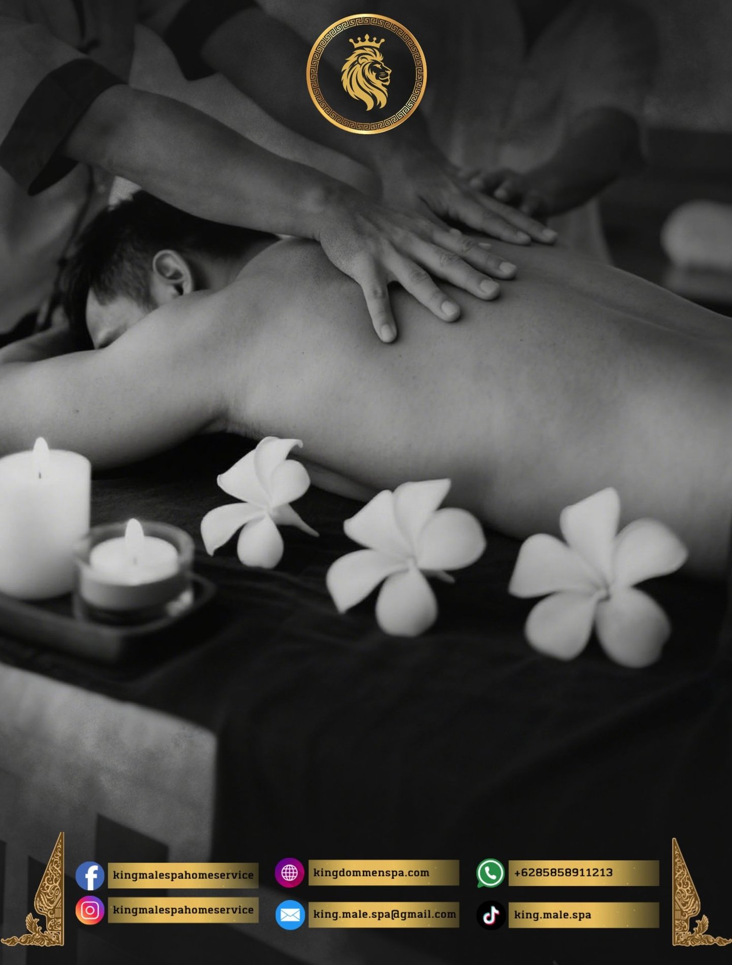 Men Massage bali 4 hand massage bali 
