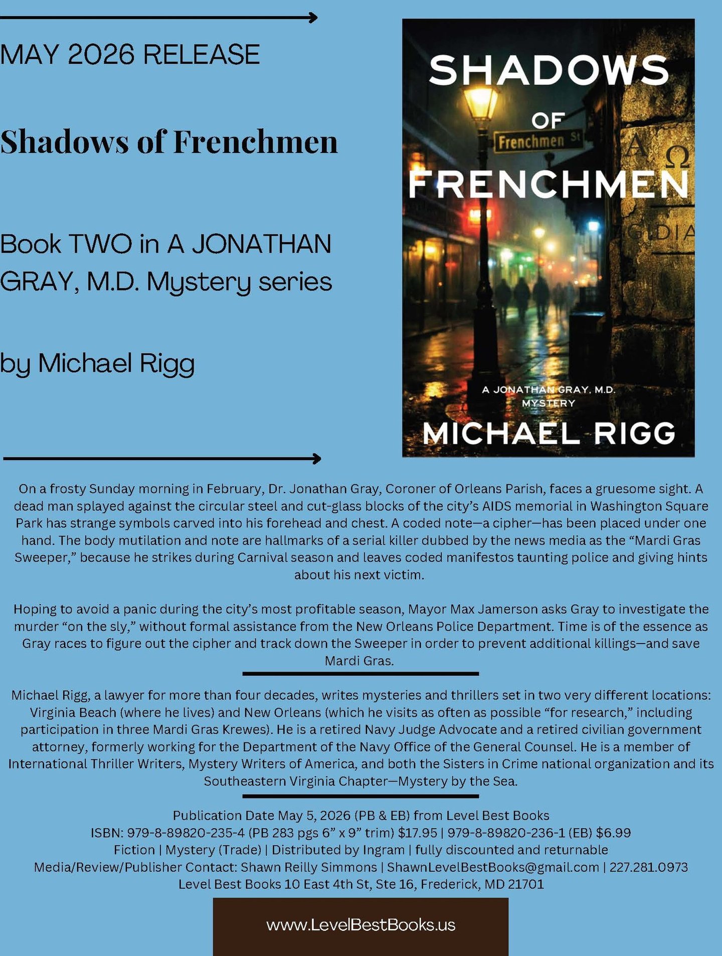Shadows of Frenchmen Sell Sheet