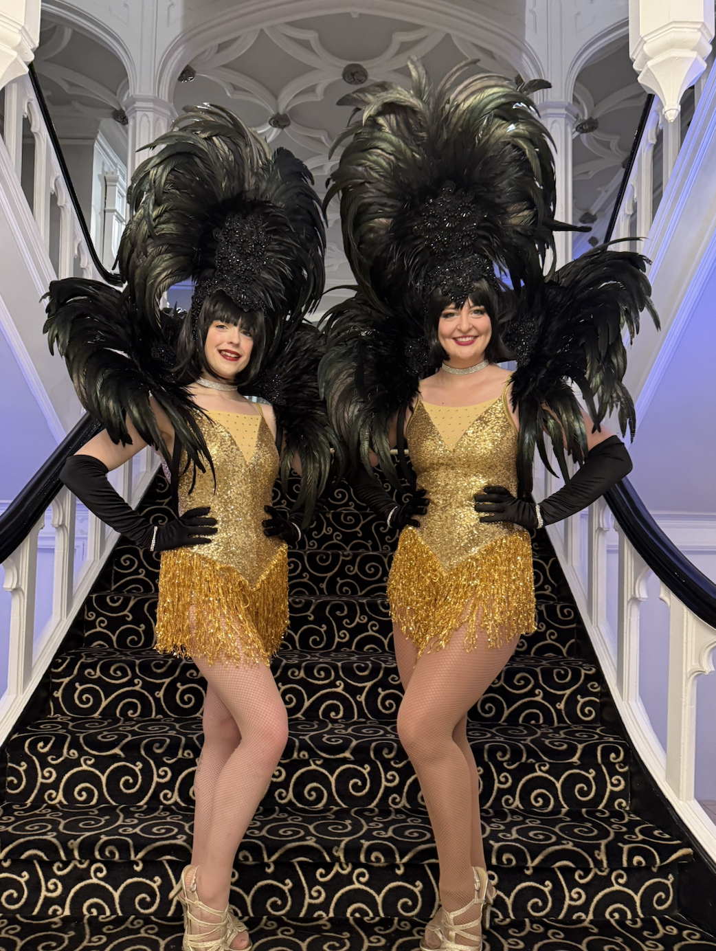 Greeters in a costume for an event