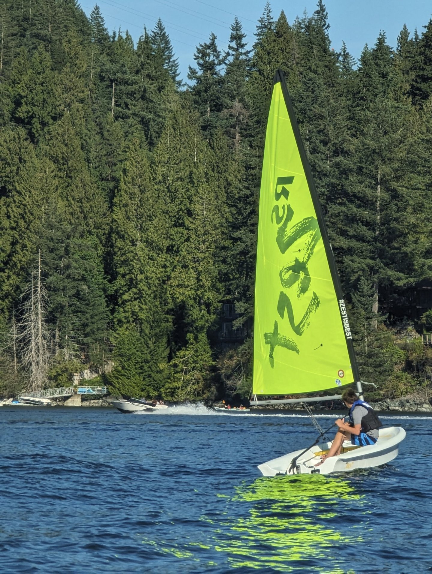 Youth Sailboat Racing, a fun sport in North Vancouver which runs in the Spring Summer and Fall