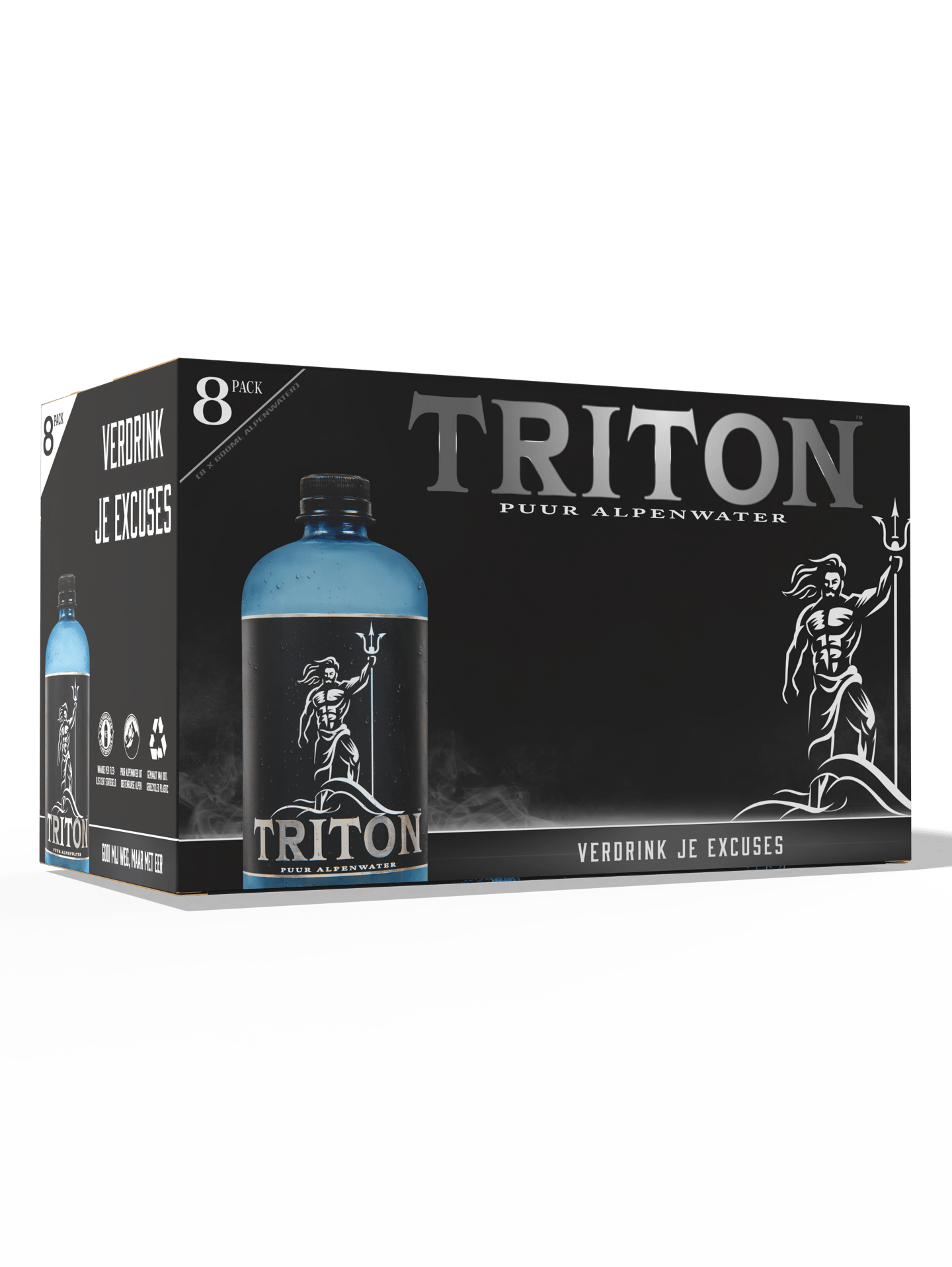Triton 8 Pack - Puur alpenwater in 8 pack.