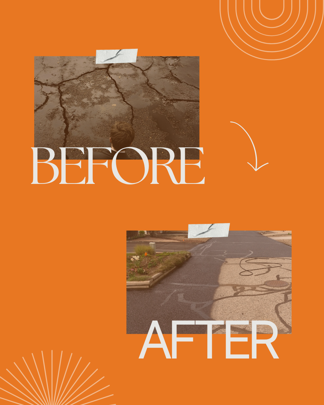 Before & After Asphalt Sealcoating in Auburn, AL - Chattahoochee Valley Sealcoating