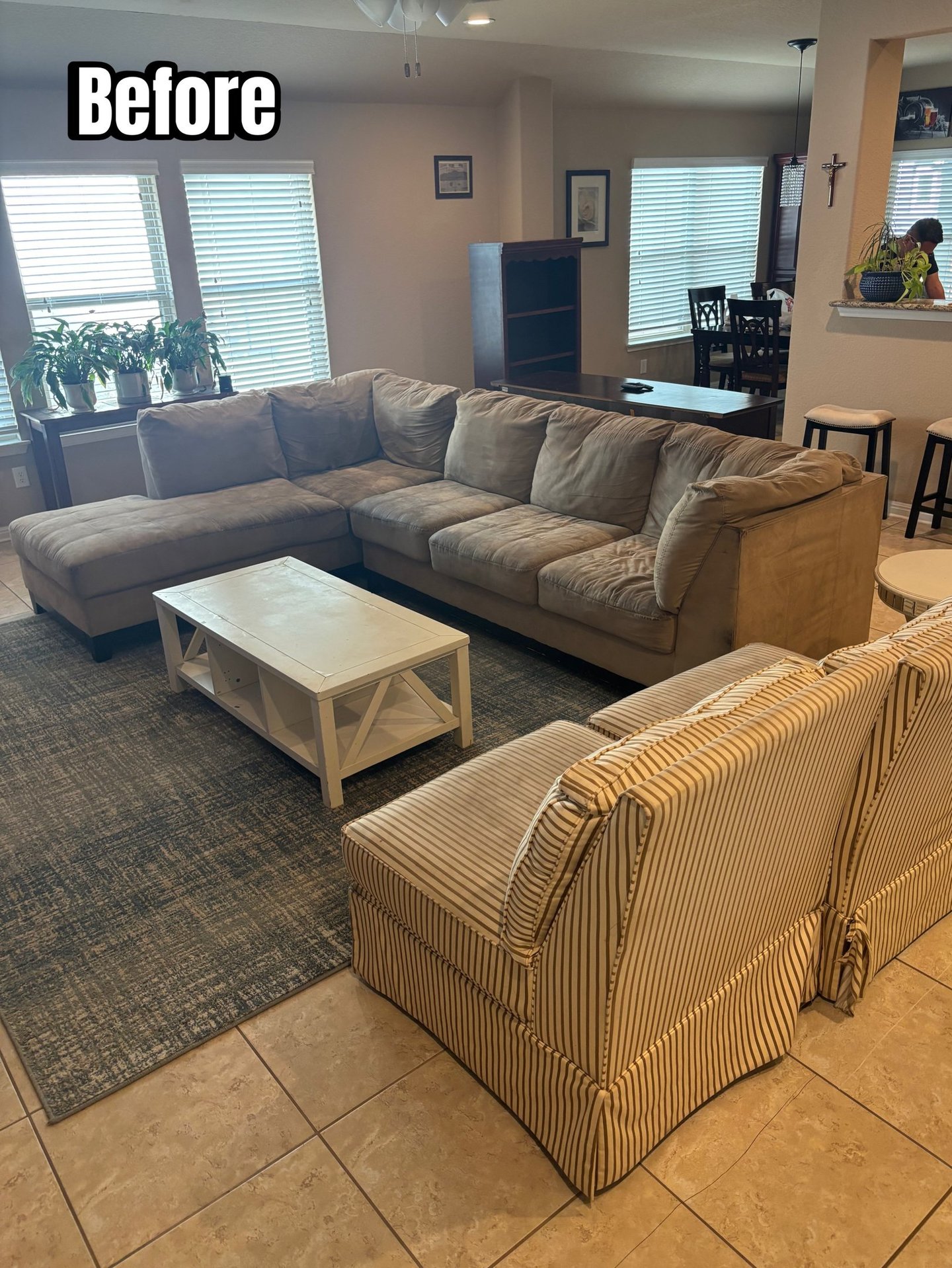 Old Furniture before Junk Removal in Stone Oak