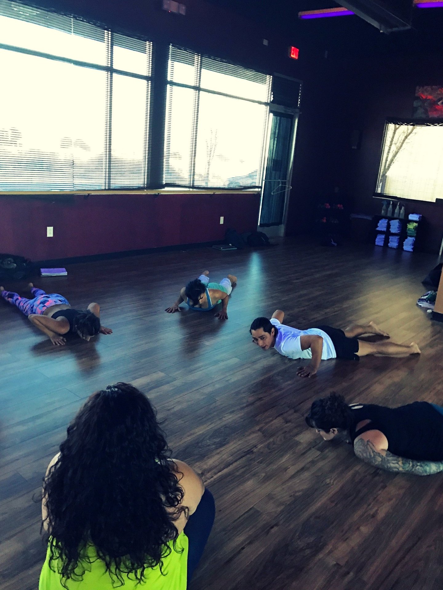 Joshua Fabia teaching a class to new School of Self-Awareness students