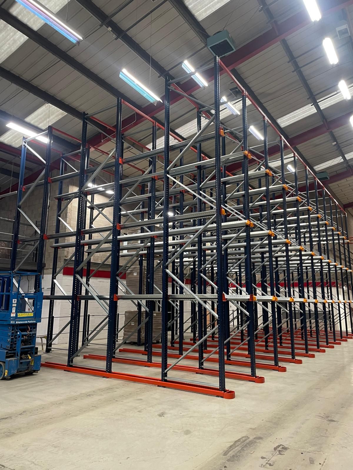 Drive-in racking for maximised storage