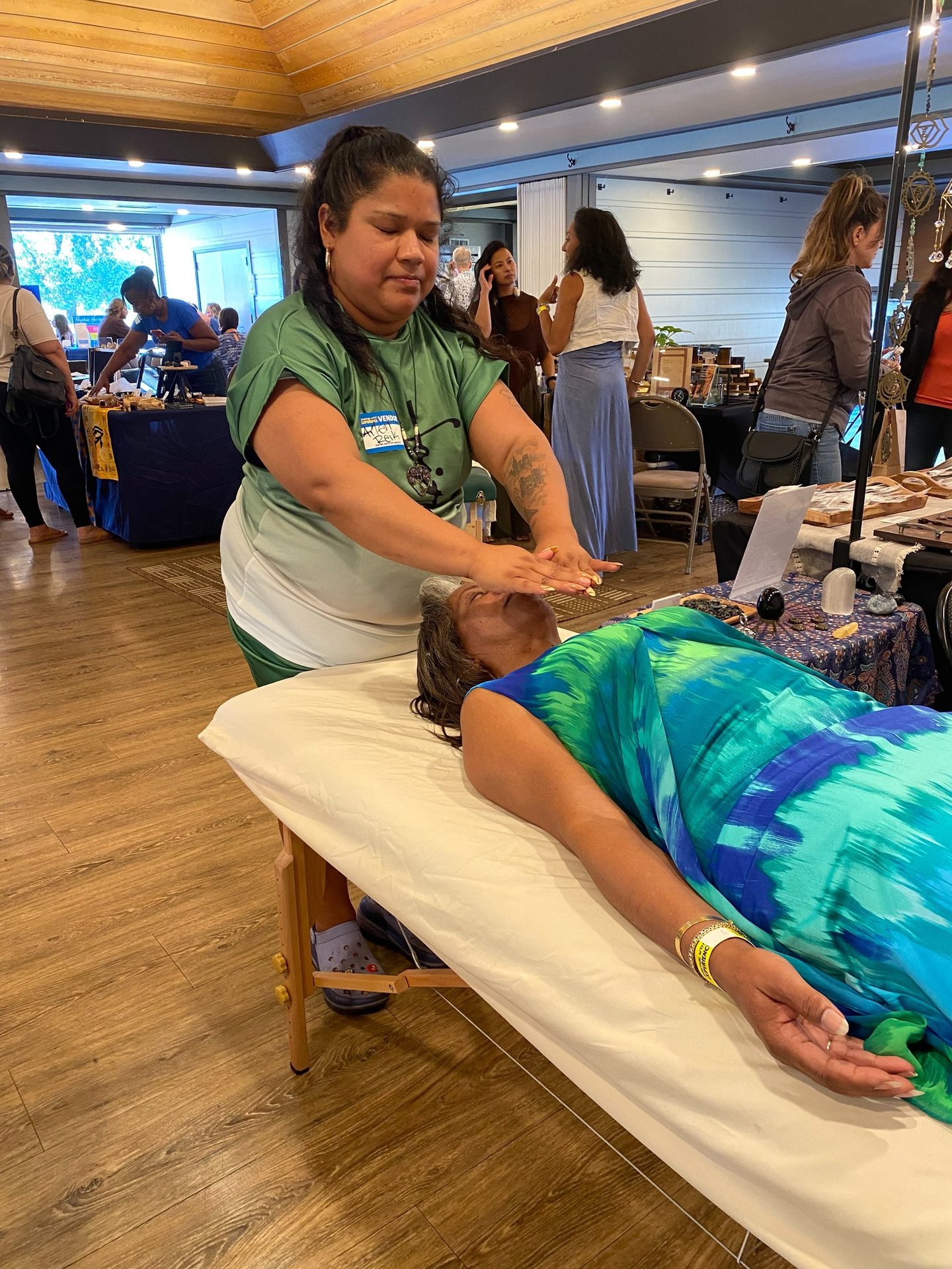 Reiki healing session at Spiritual WTF?! Experience 