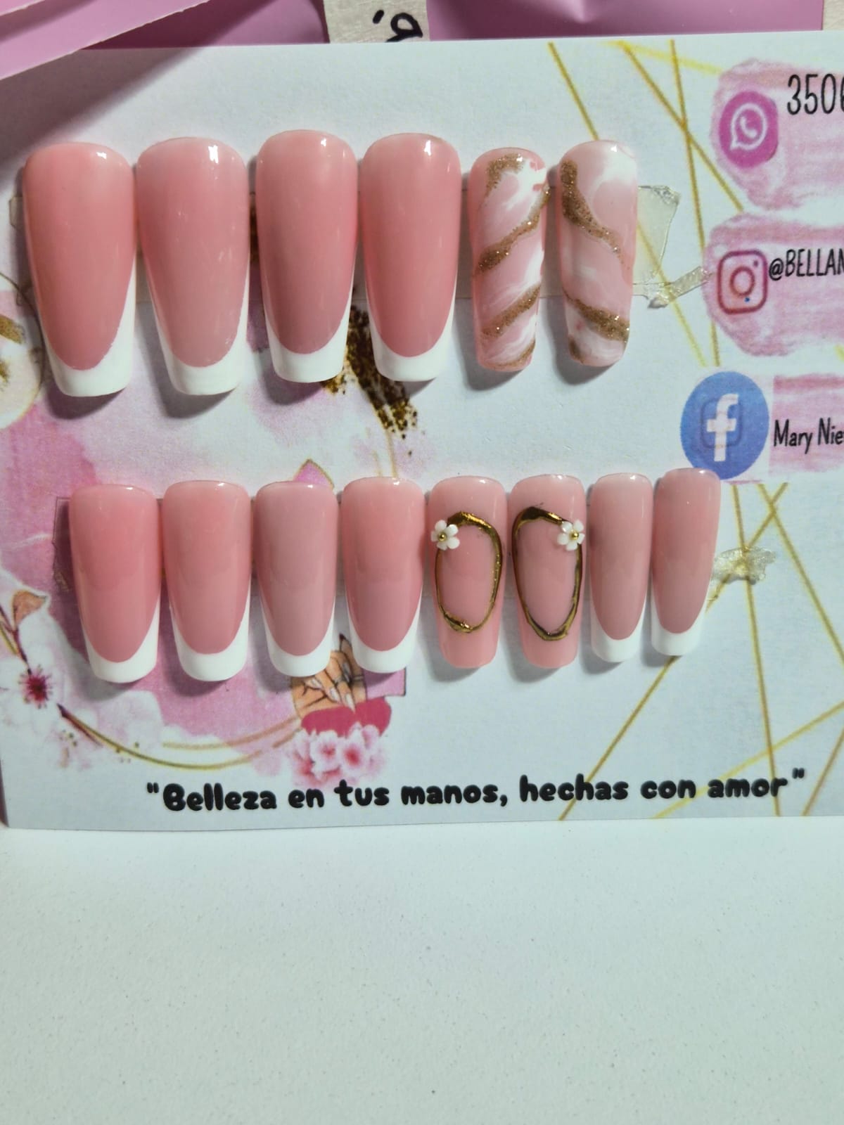 a picture of a pink manicured manicured manicured manicure