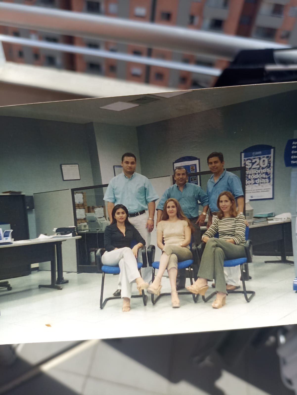 Con parte de mi equipo - cuando era Gerente de oficina BBVA