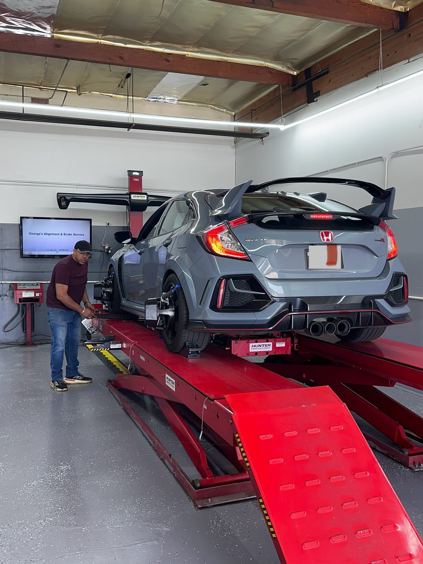 Honda civic lowered wheel alignment