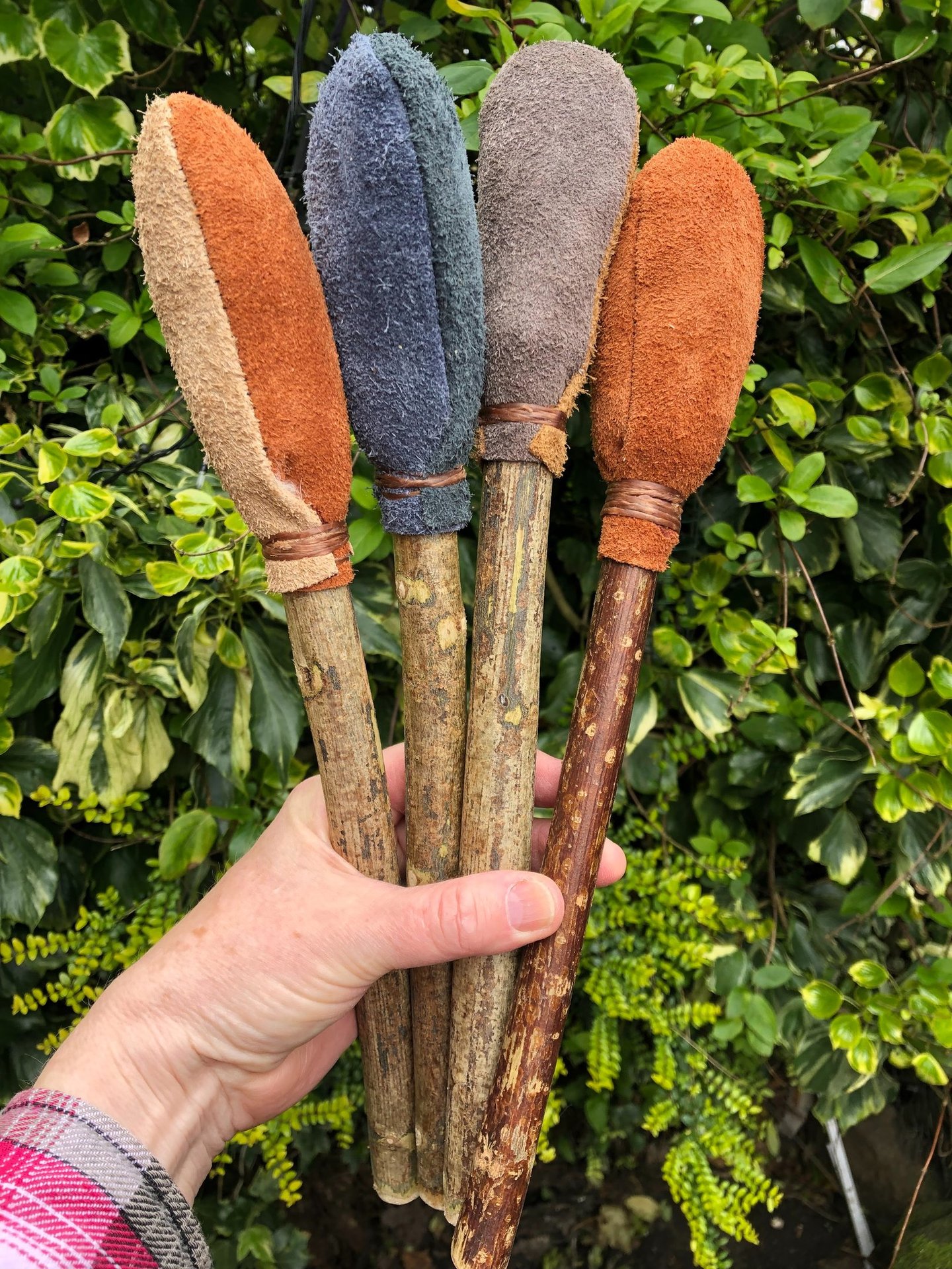 handcrafted drum beaters