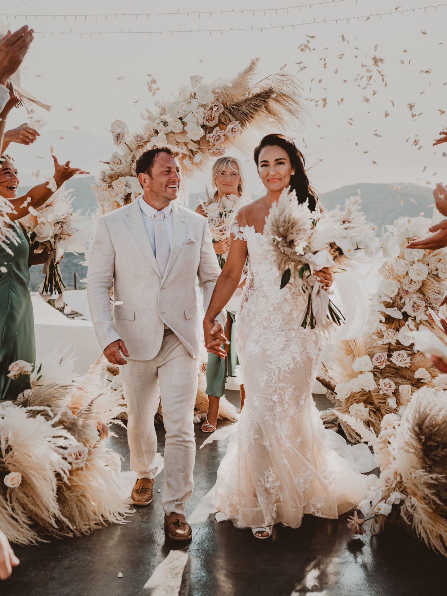 Bohemian Wedding in Ios Greece