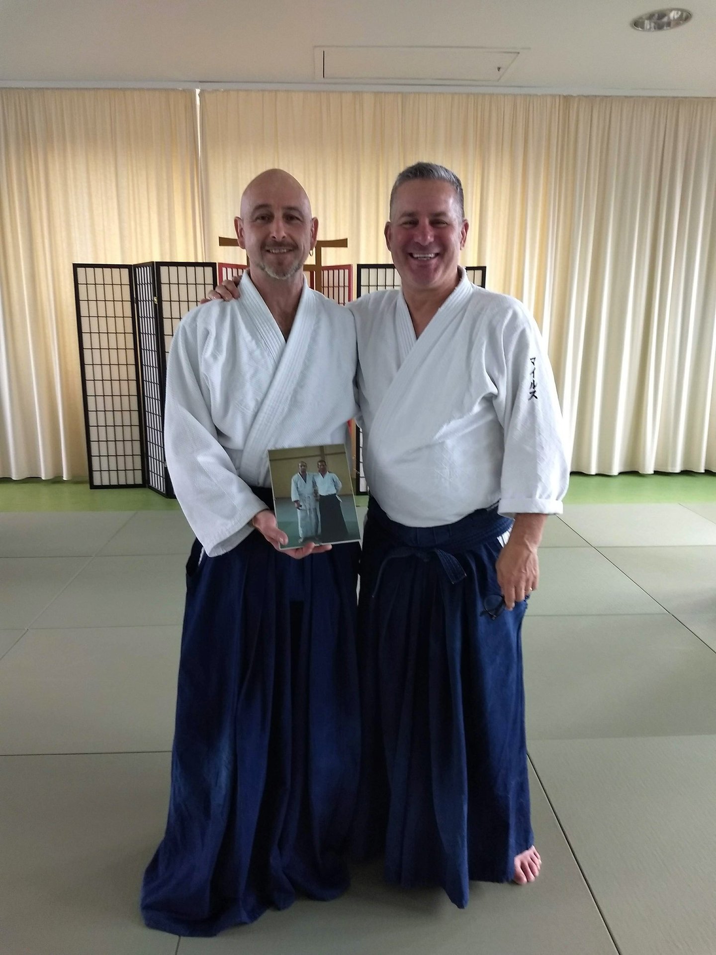 Bernd Enders mit Miles Kessler Sensei