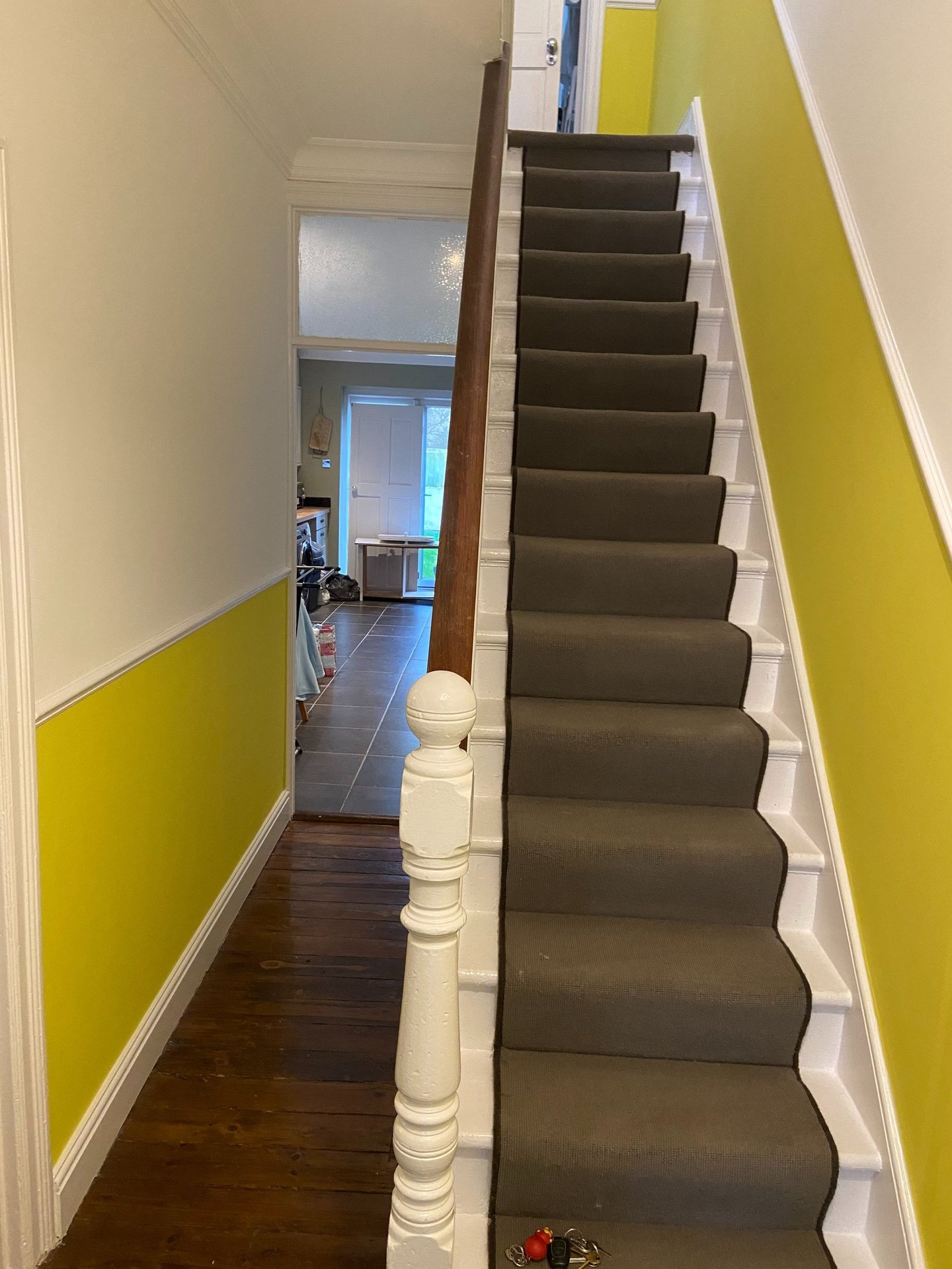 Staircase painting and carpet fitting in Shoreham-by-Sea Sussex, interior refurbishment