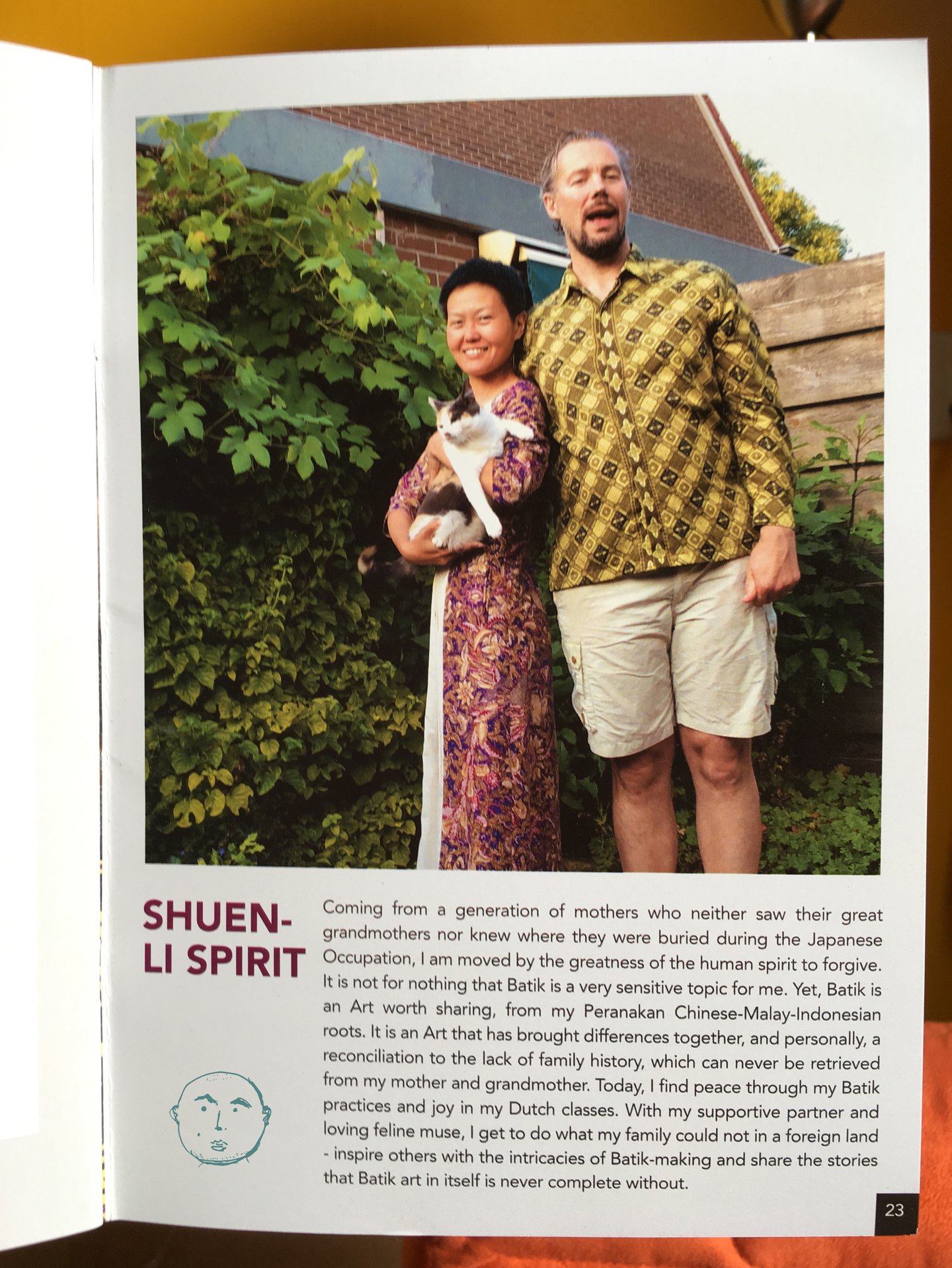 The Steam Room, Shuen-Li Spirit, Ron Willems, Batik Artists, Batik Stories, London, Beauty of Batik