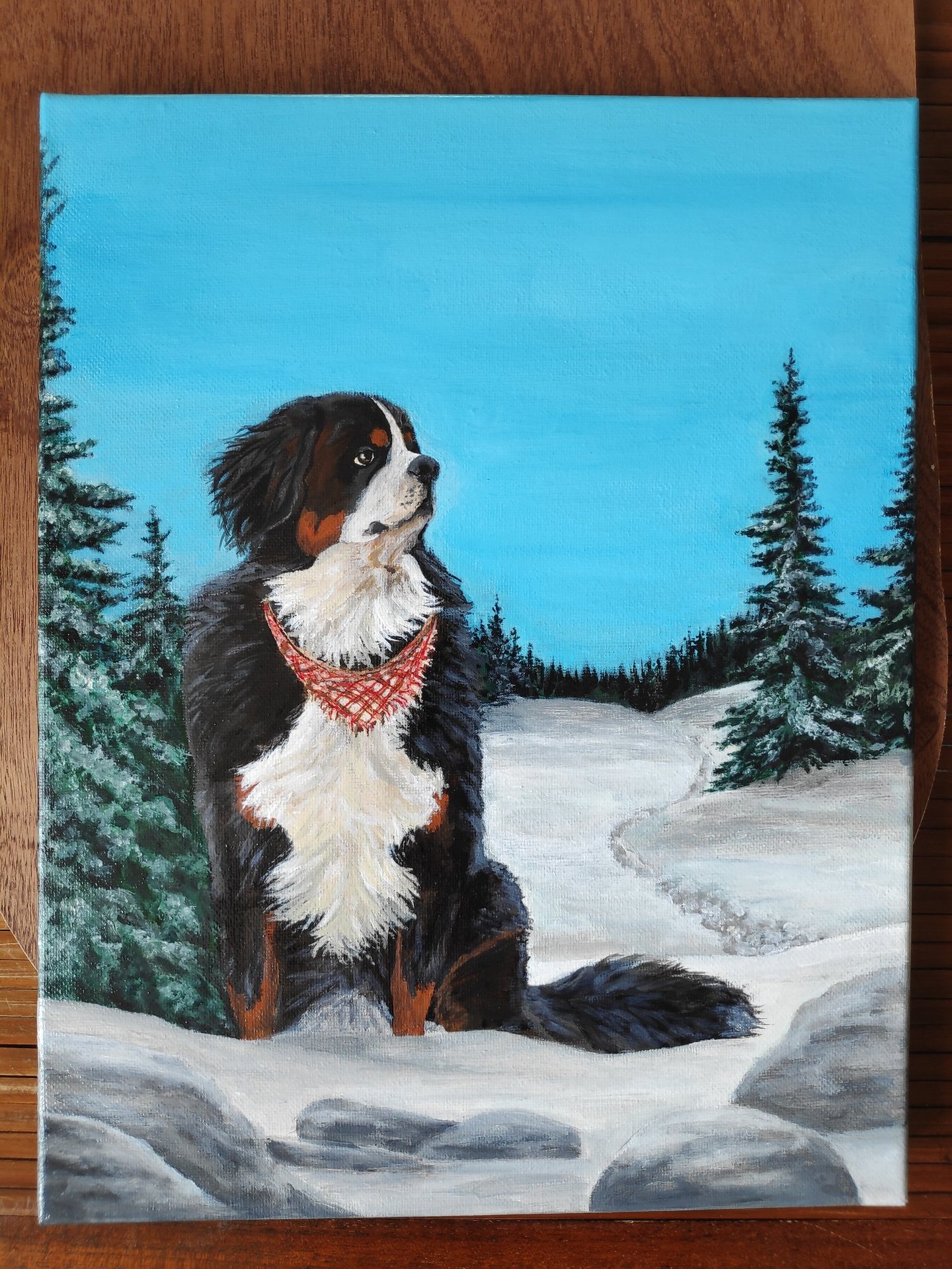 Lucile Moutiart peintures originales commissions projet personnalisé portrait animalier