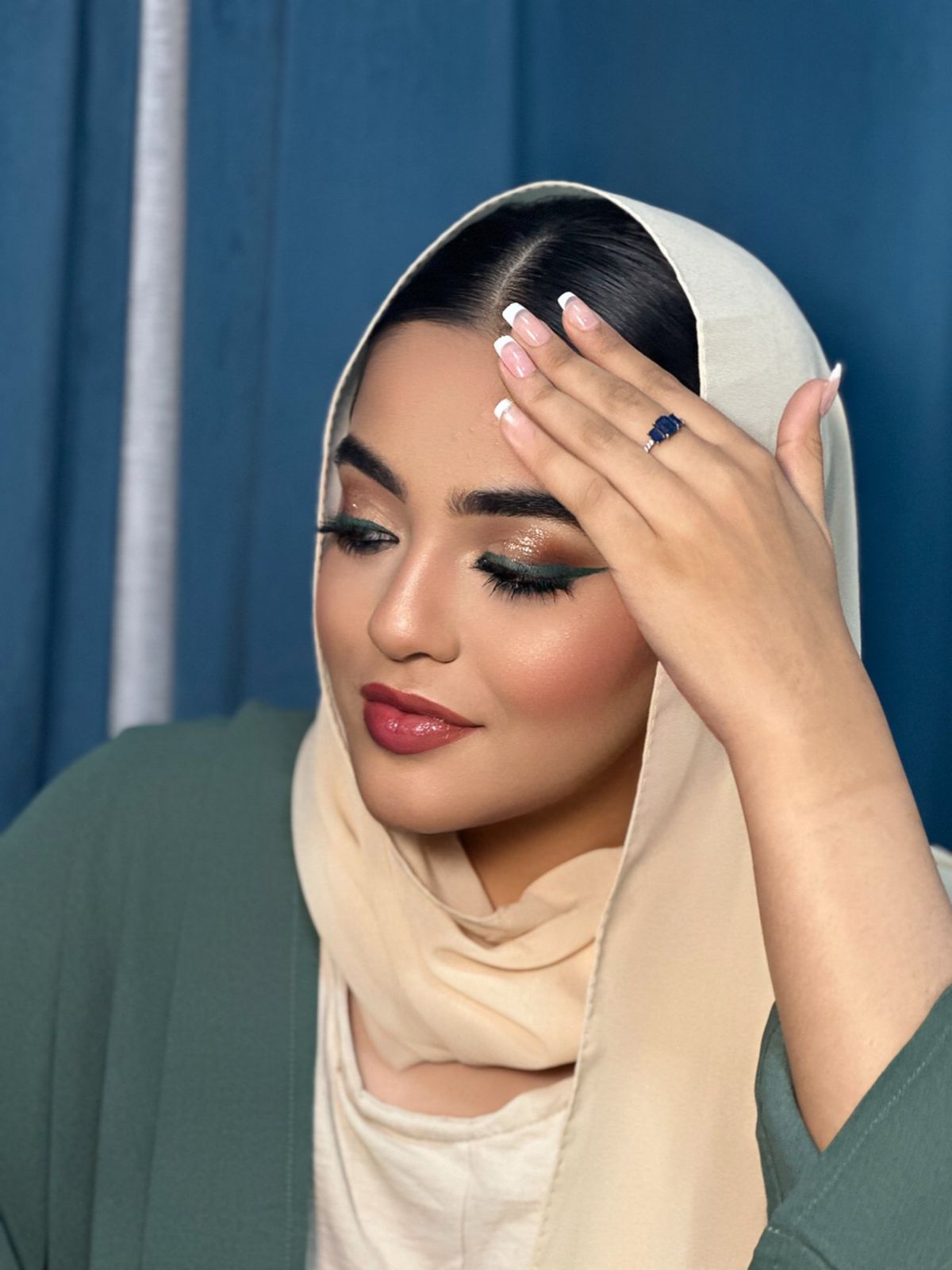 Luxury Arab wedding makeup and hair styling Dubai