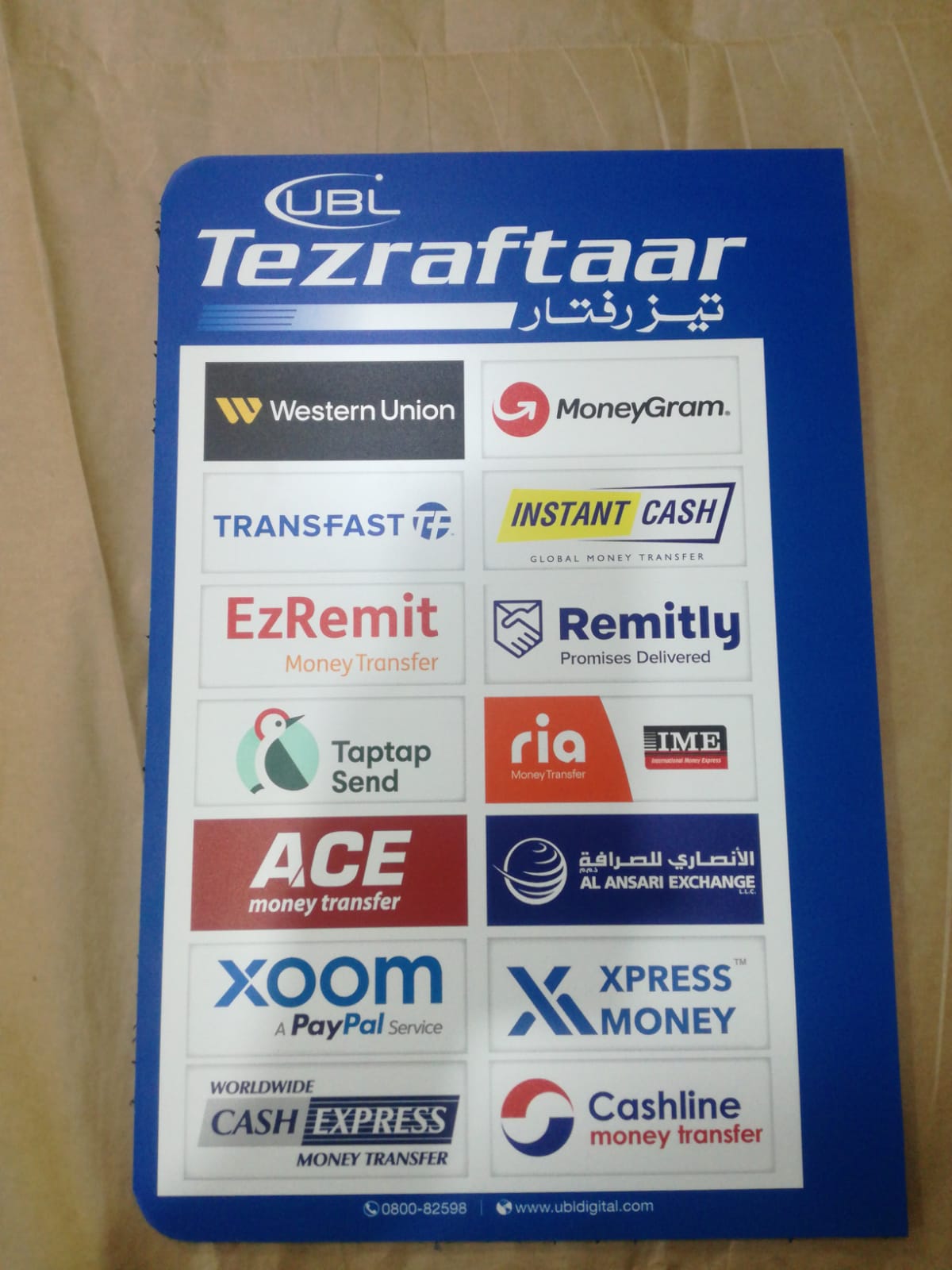 UV printing on acrylic for corporate client