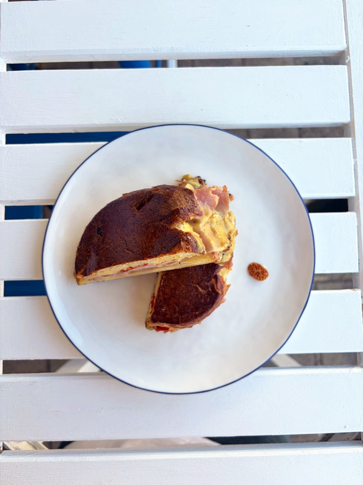 Big Ham & Cheese Toastie by Patisserie BLEU in Leeming Perth.