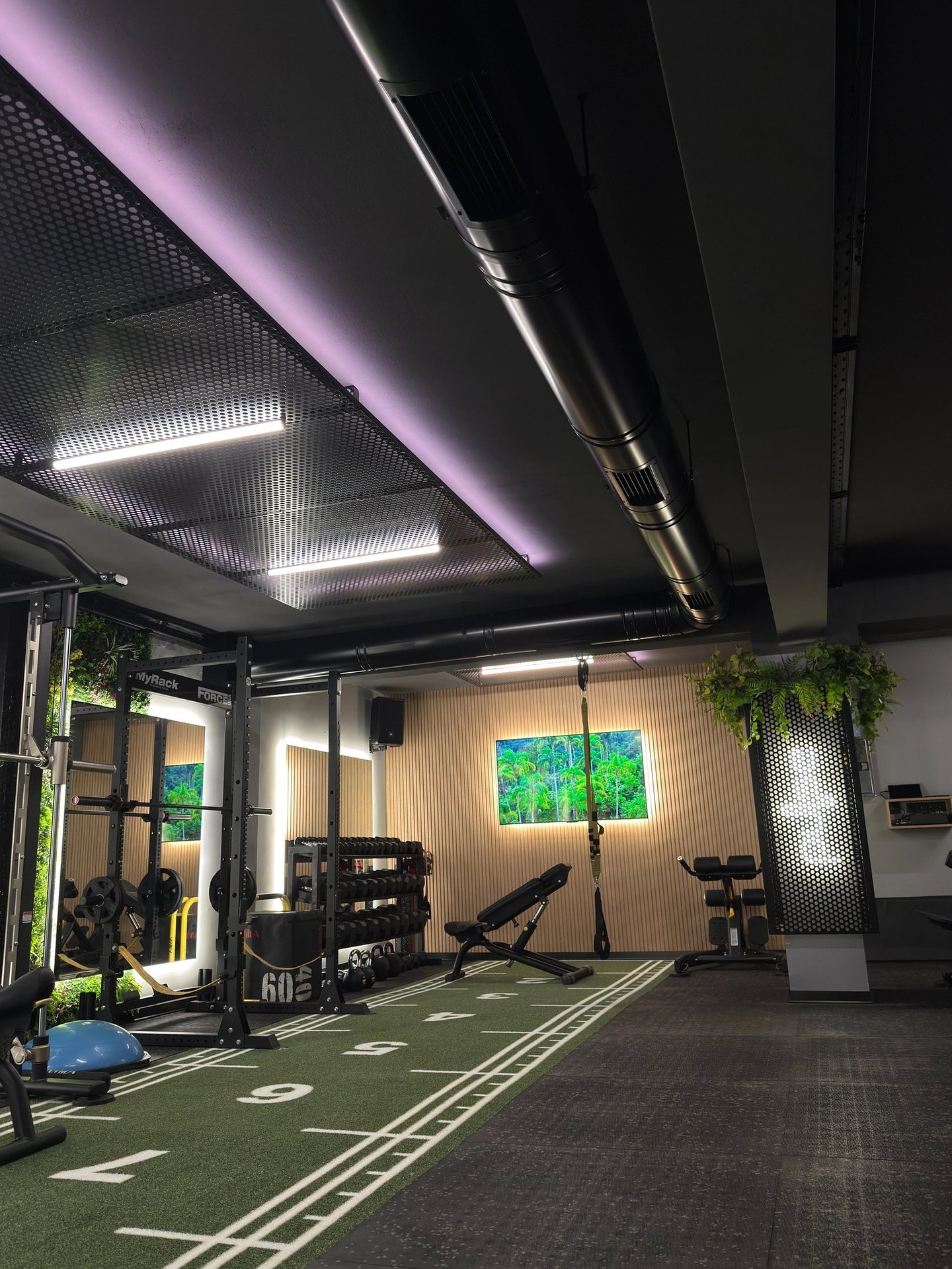 Functional training area, Μηχανήματα δύναμης & Ελεύθερα βάρη σε μικρά groups