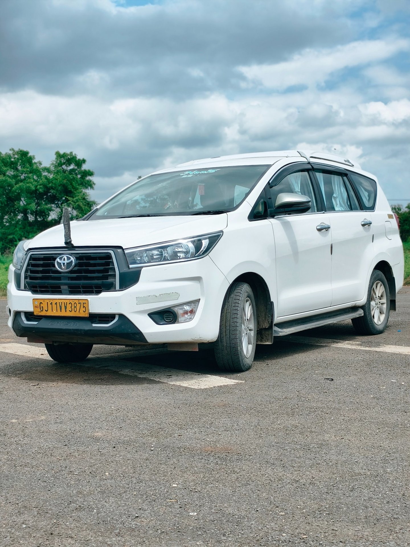 Toyota Innova Crysta taxi for Gir Gujarat car rental services