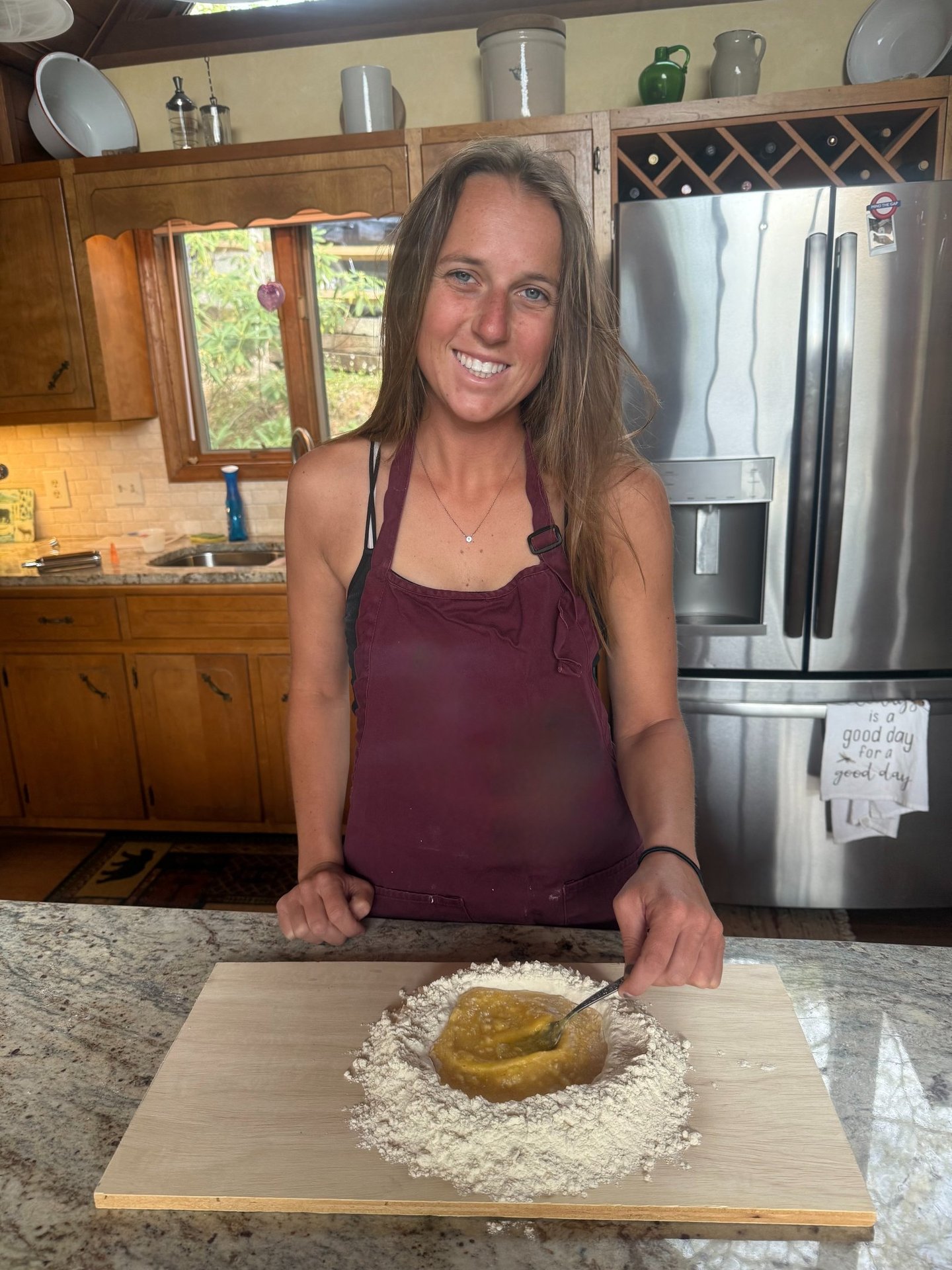 Making pasta dough