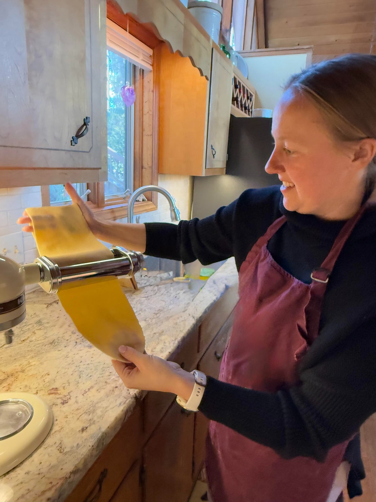 Pasta noodle making