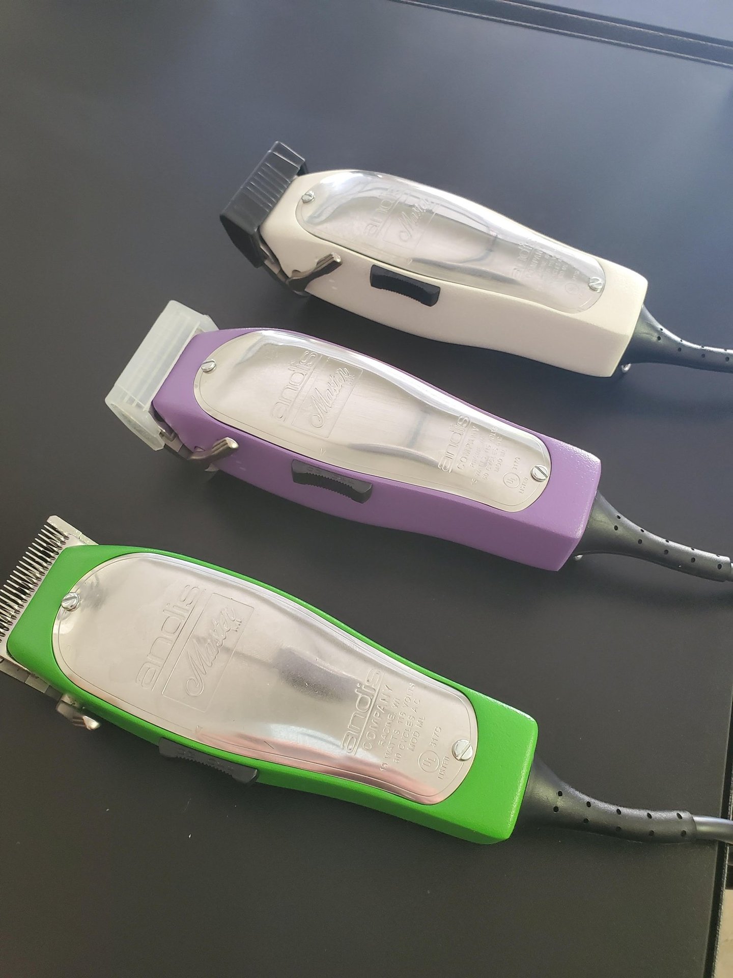 repaired hair clippers tested and ready for return