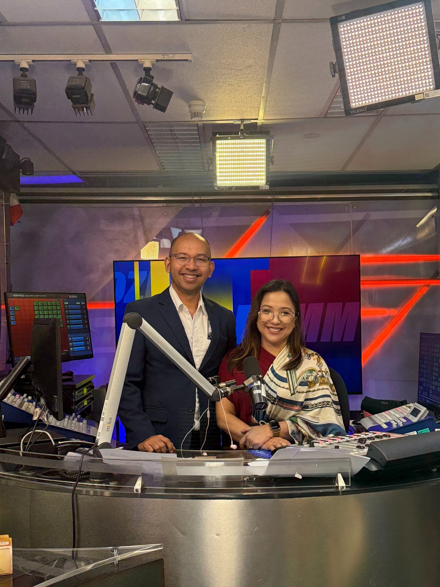 David Angway & Salve Ibanez DZMM Teleradyo