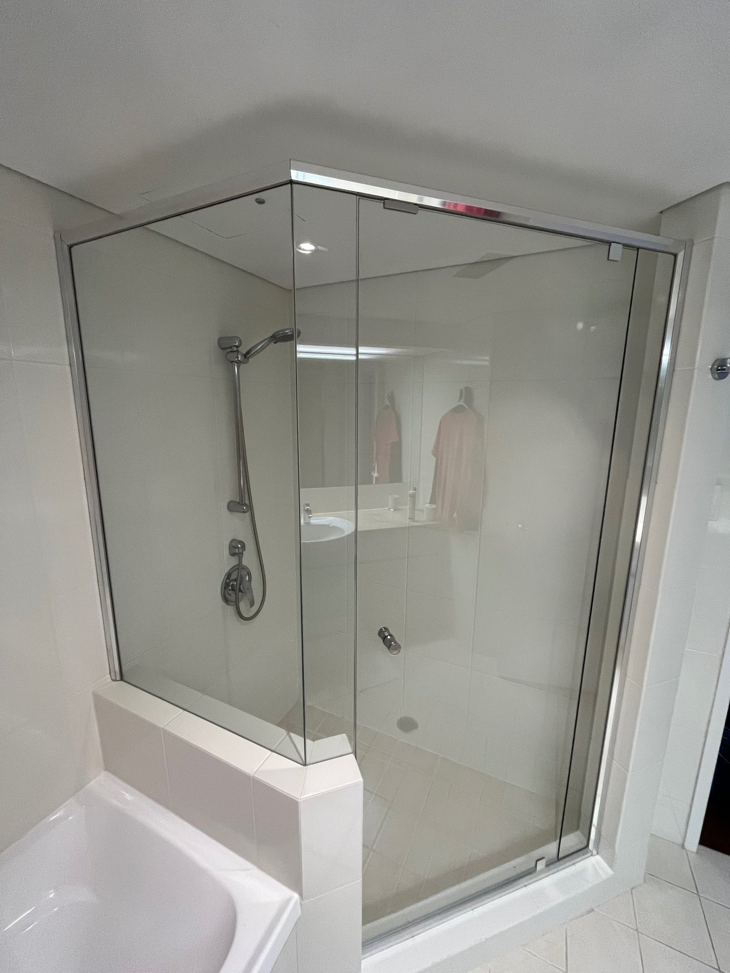 Semi Frameless Shower Screen