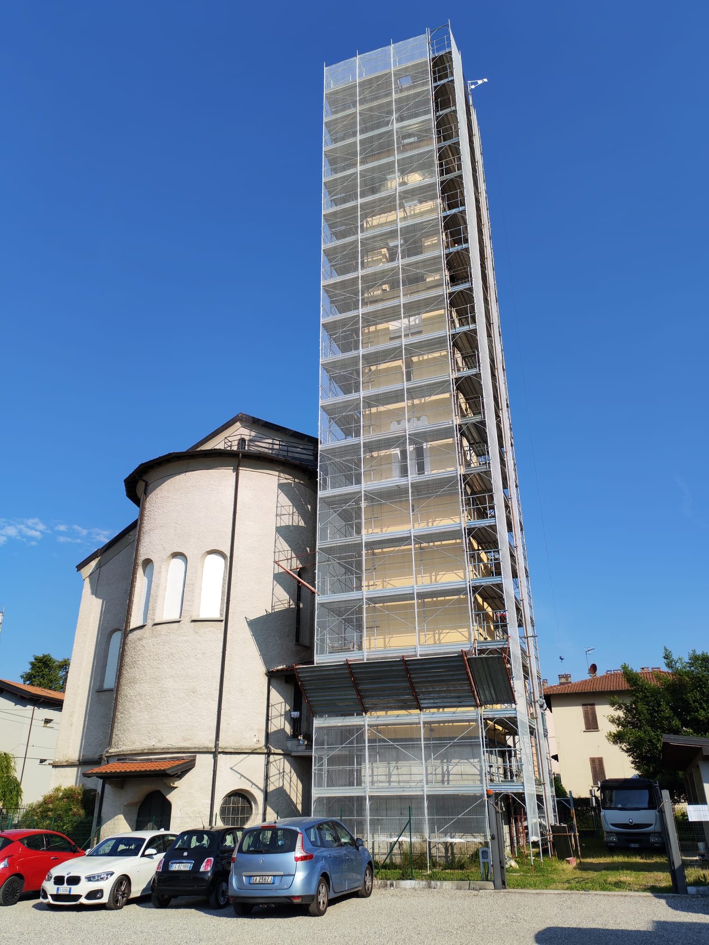 ponteggio a telai prefabbricati
