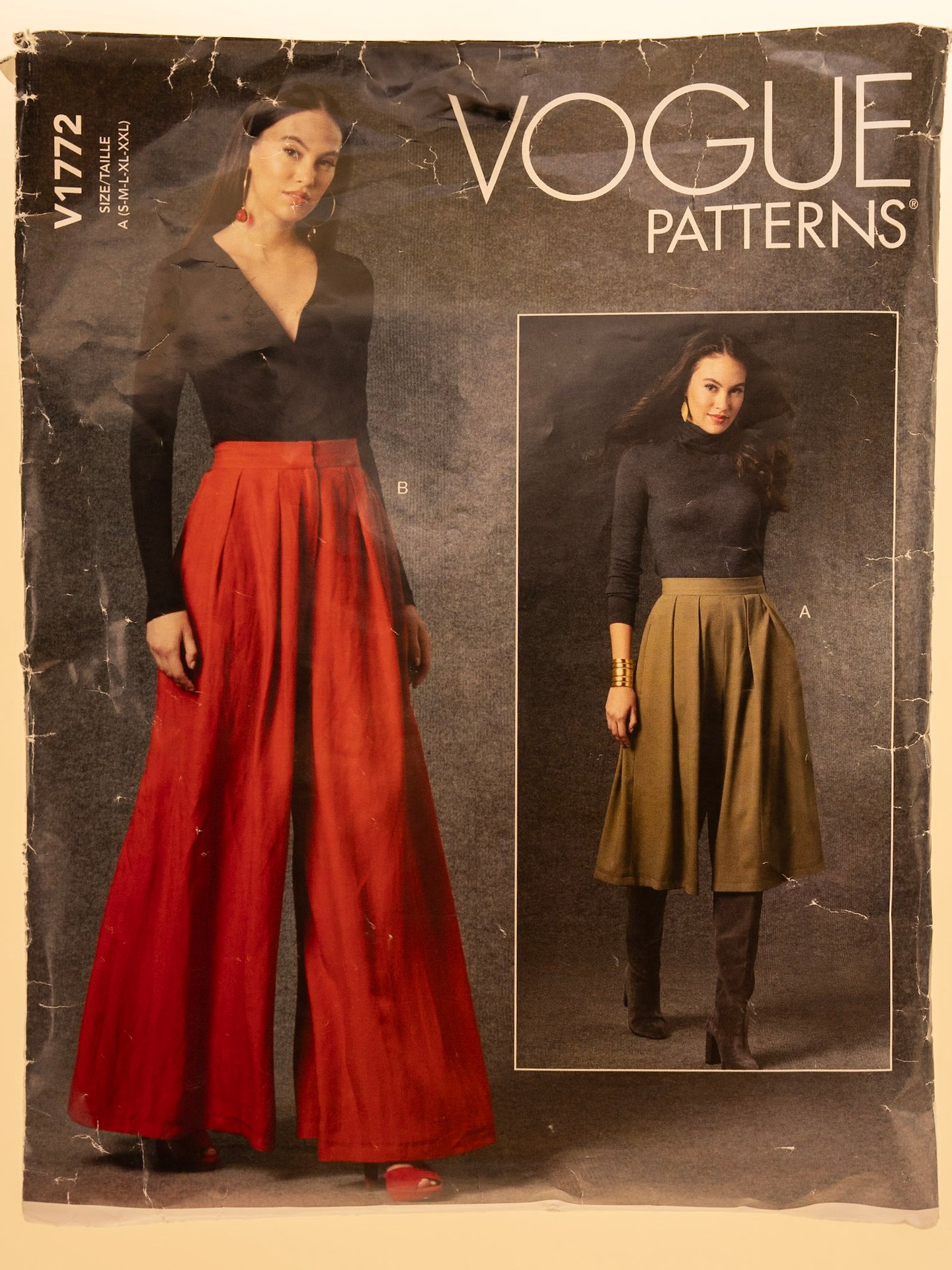 Vogue Patterns V1772 Misses Pants