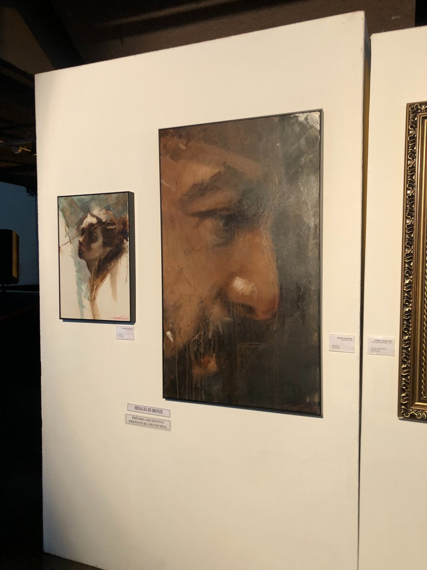 Maria e Ronaldo - Óleo sobre tela 