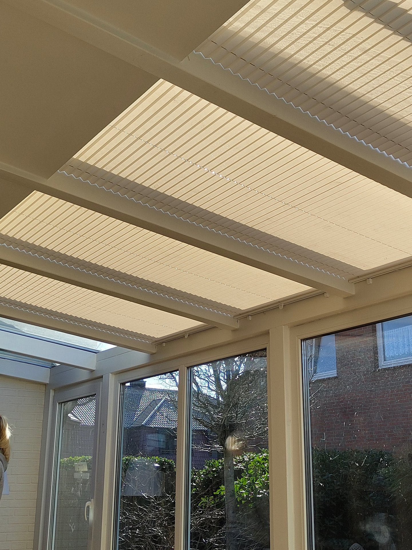 Sonnenschutzmarkise flexible Bedienung