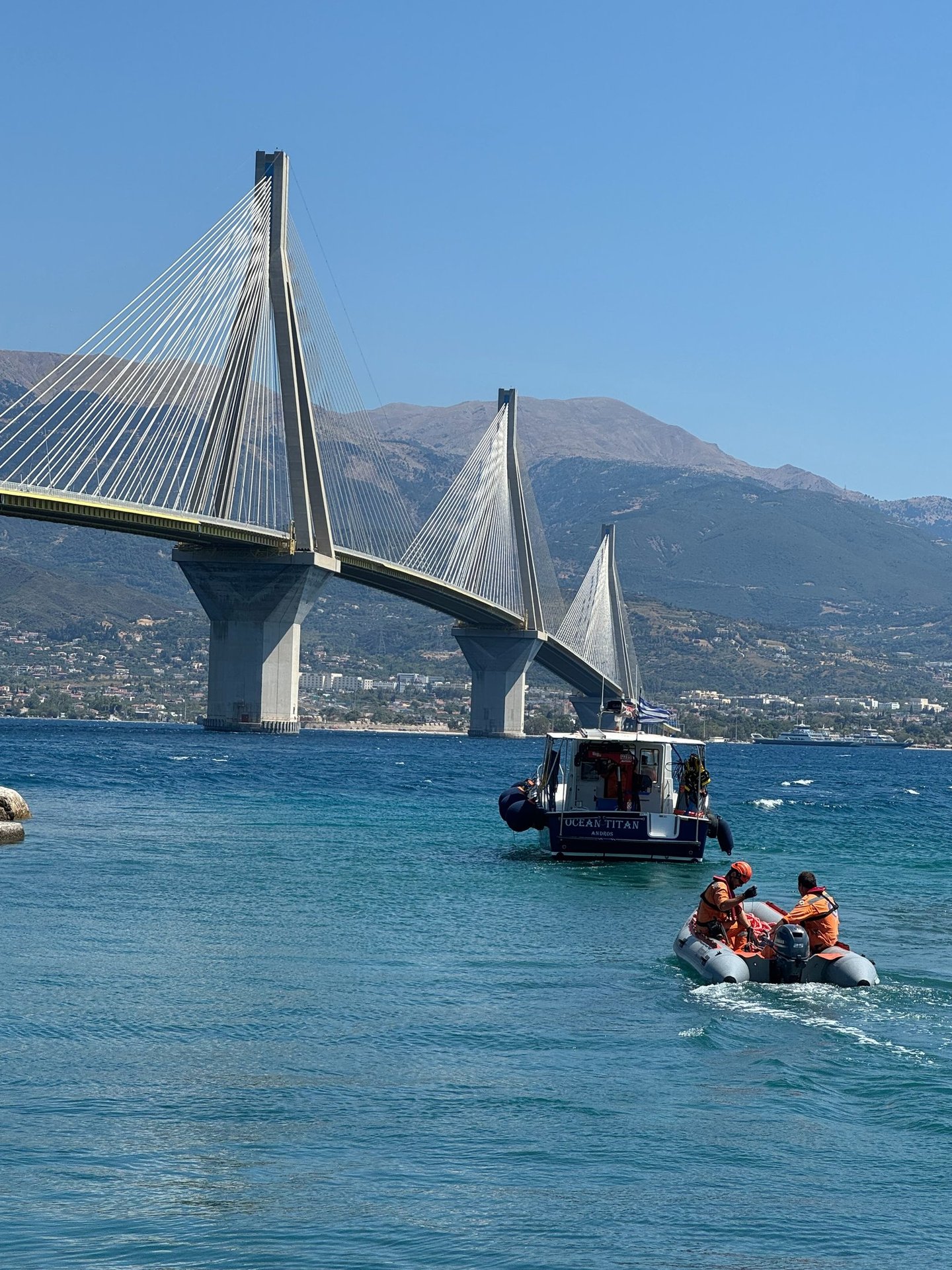 BM consulting ROV inspection and maintenance of bridge piers Greece