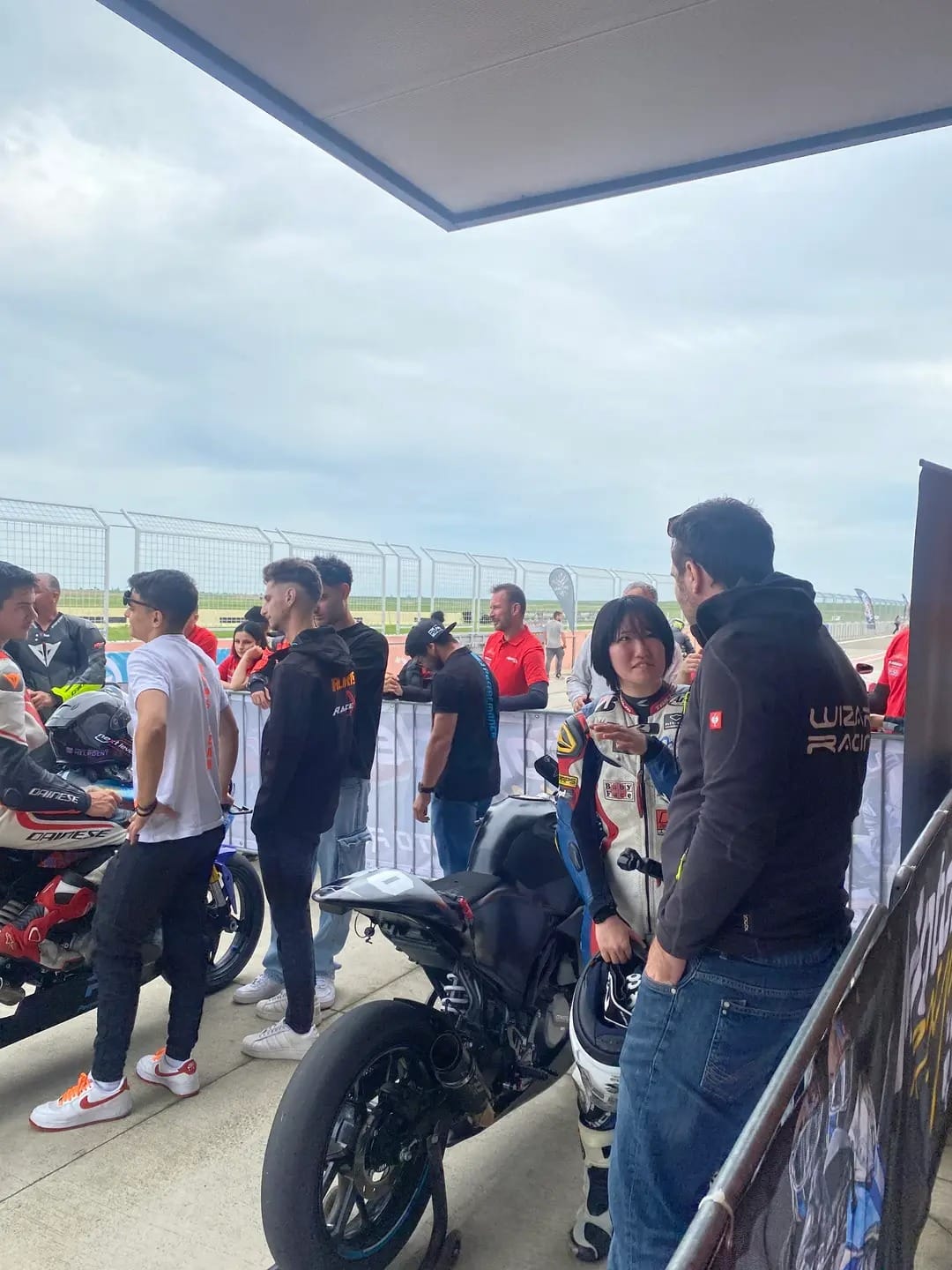 Just say - It was a nice race, I enjoyed it very much, I like this track, thank you so much...