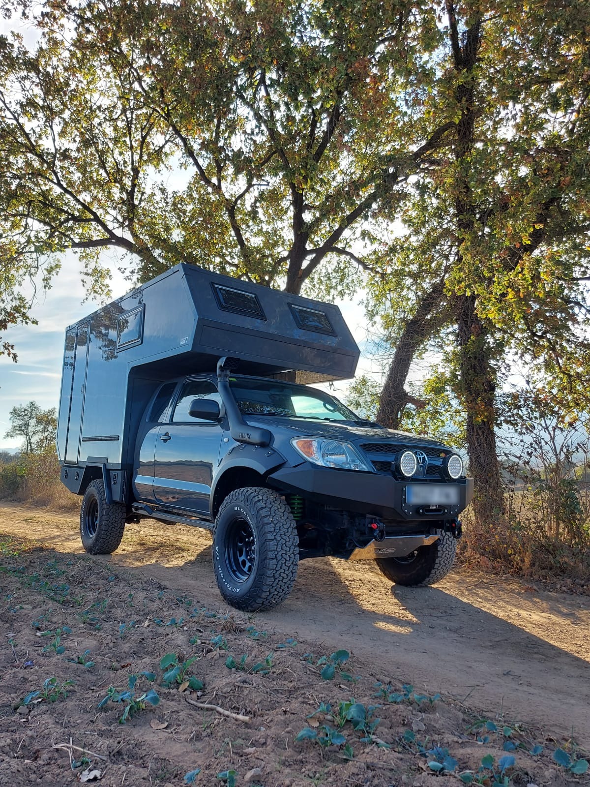 célula camper fija para pick-up 4x4