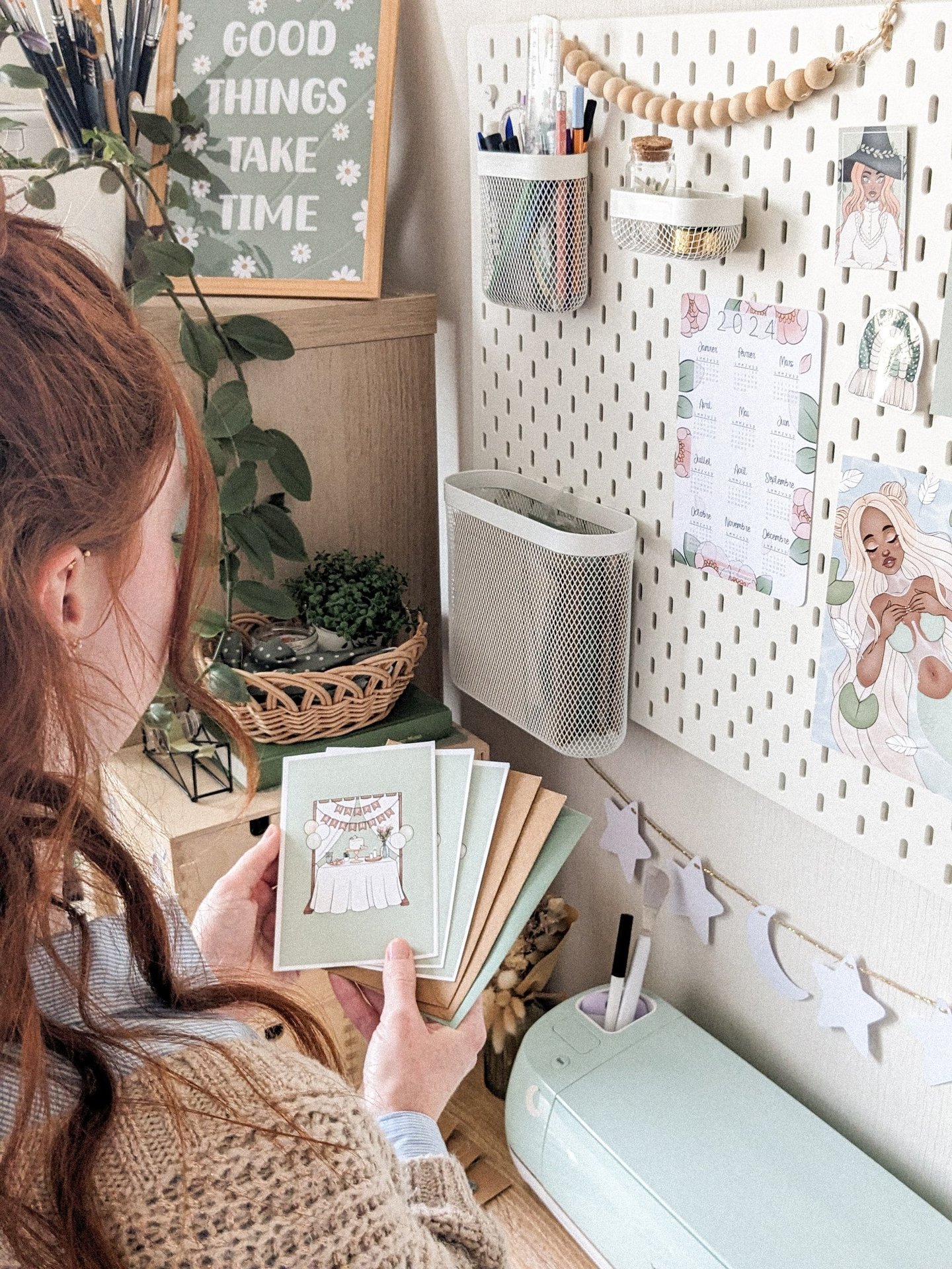 cartes illustrées fait-main pour anniversaires et fêtes